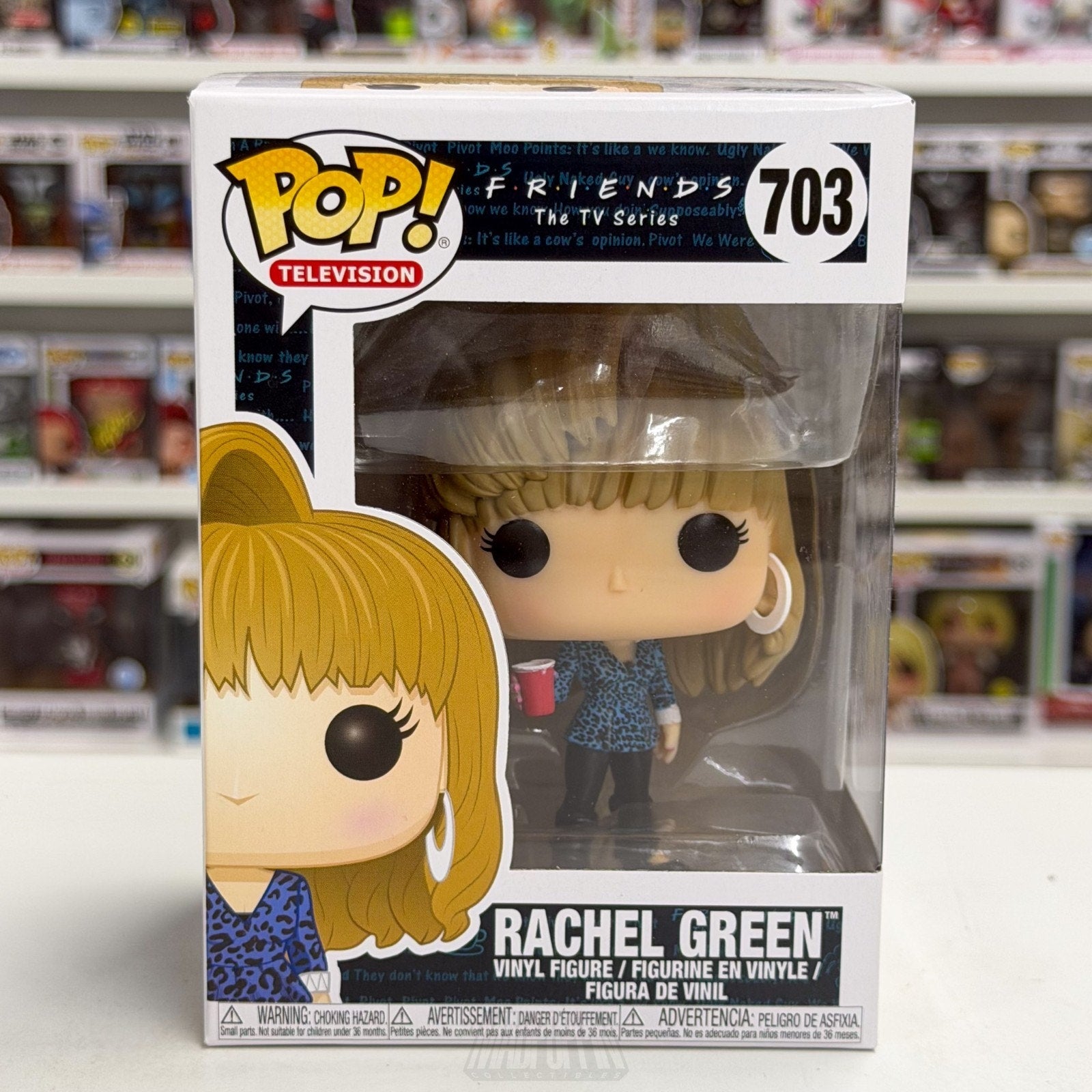 Funko Pop TV Friedsn Rachel Green 80s Hair 703 Comedy Sitcom Toy Vinyl Figure