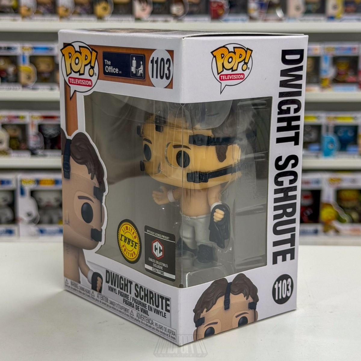 Funko Pop TV The Office Dwight Schrute Chalice Collectibles Chase 1103 Figure