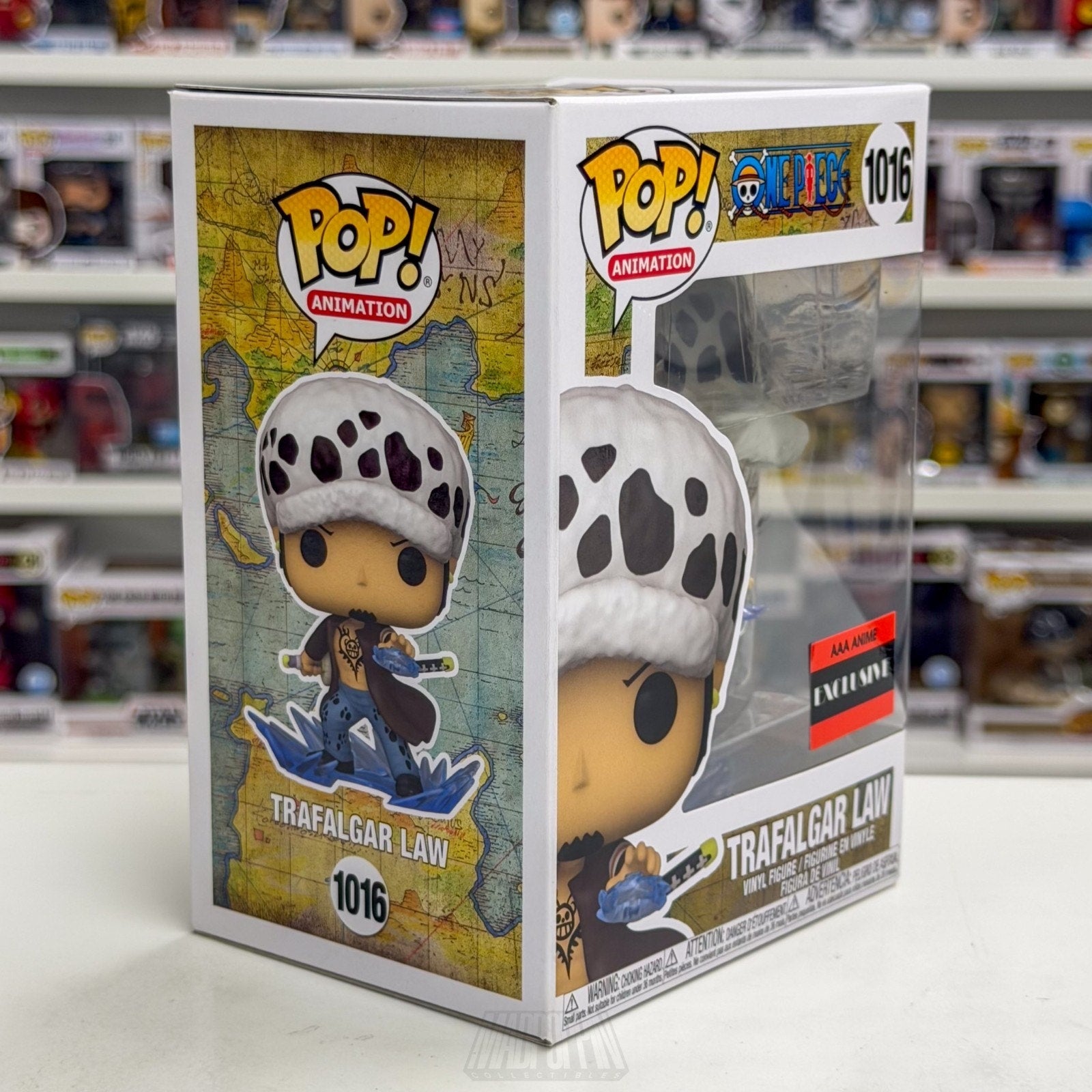 Funko Pop Anime One Piece Trafalgar Law AAA 1016 Japan Manga Pirate Vinyl Figure
