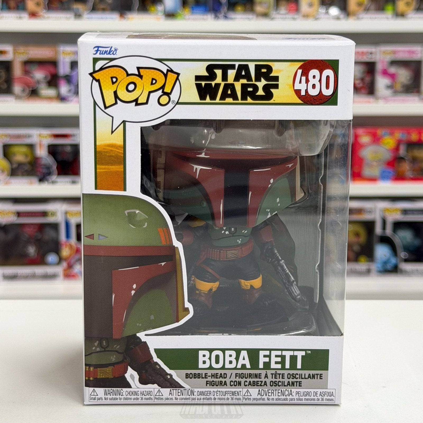 Funko Pop Star Wars Book of Boba Fett 480 Disney+ Bounty Hunter Toy Vinyl Figure