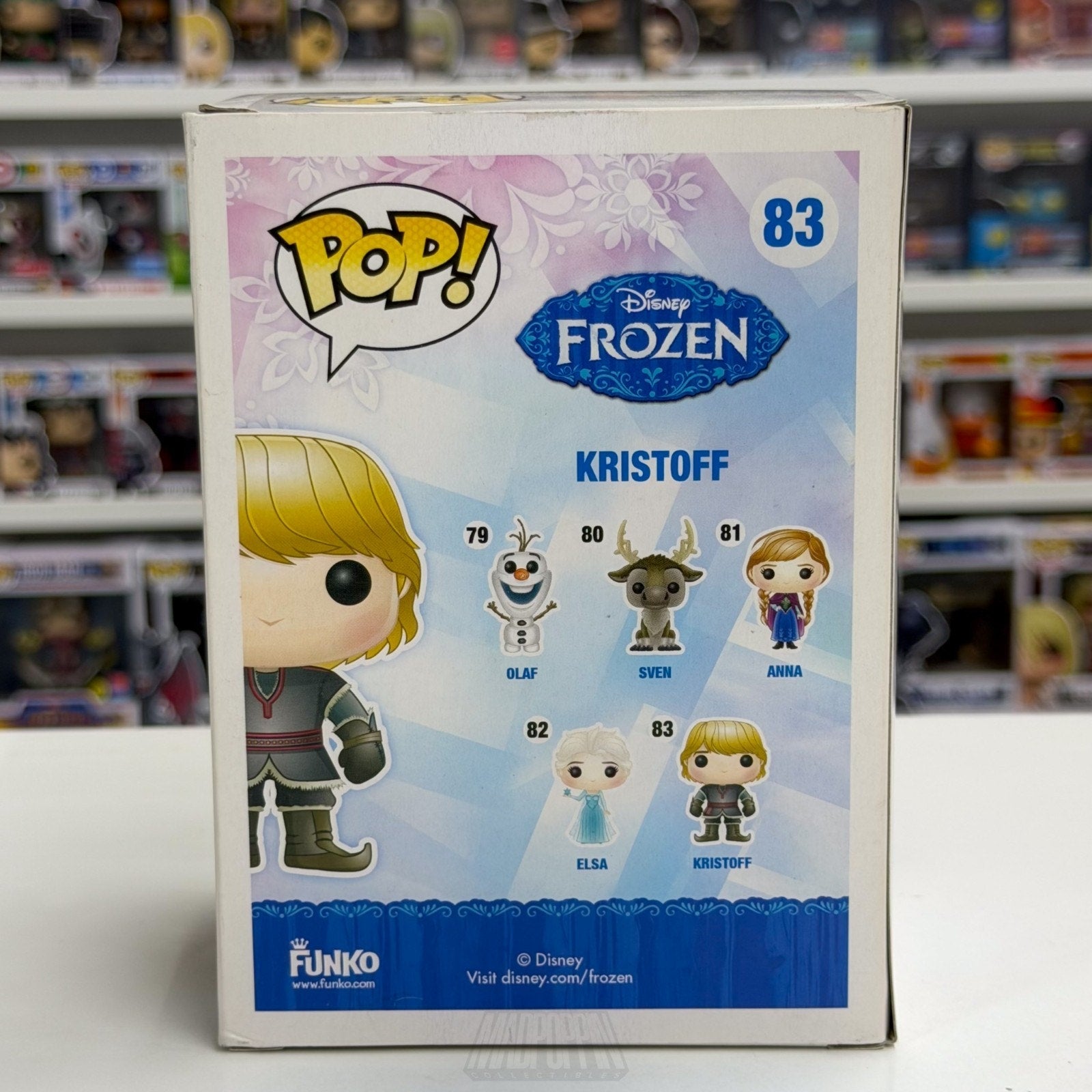 Funko Pop Disney Frozen Kristoff 83 Iceman Snow Queen Fairy Tale Vinyl Figure