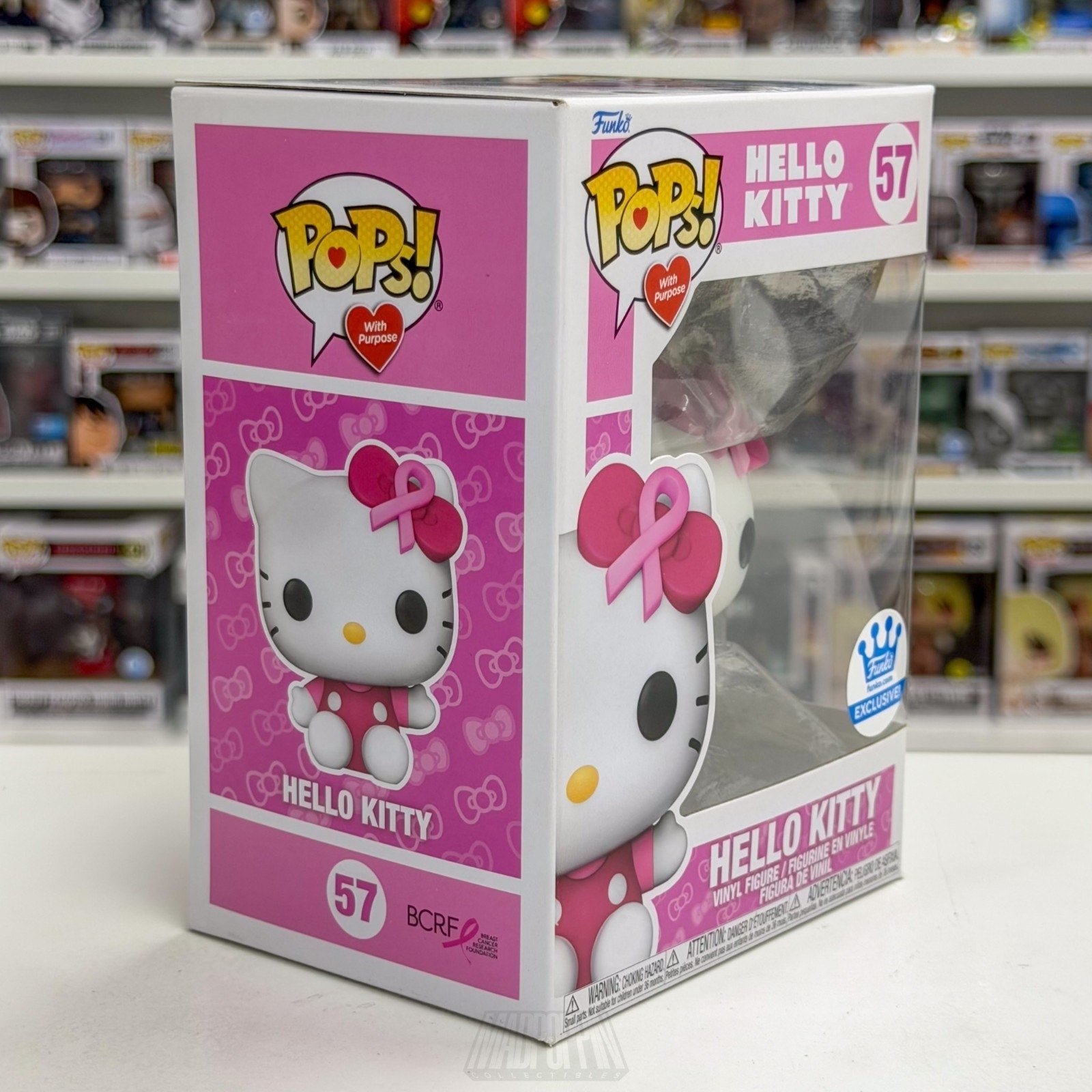 Funko Pop Sanrio Hello Kitty Exclusive 57 Kawaii Cute White Cat Toy Vinyl Figure