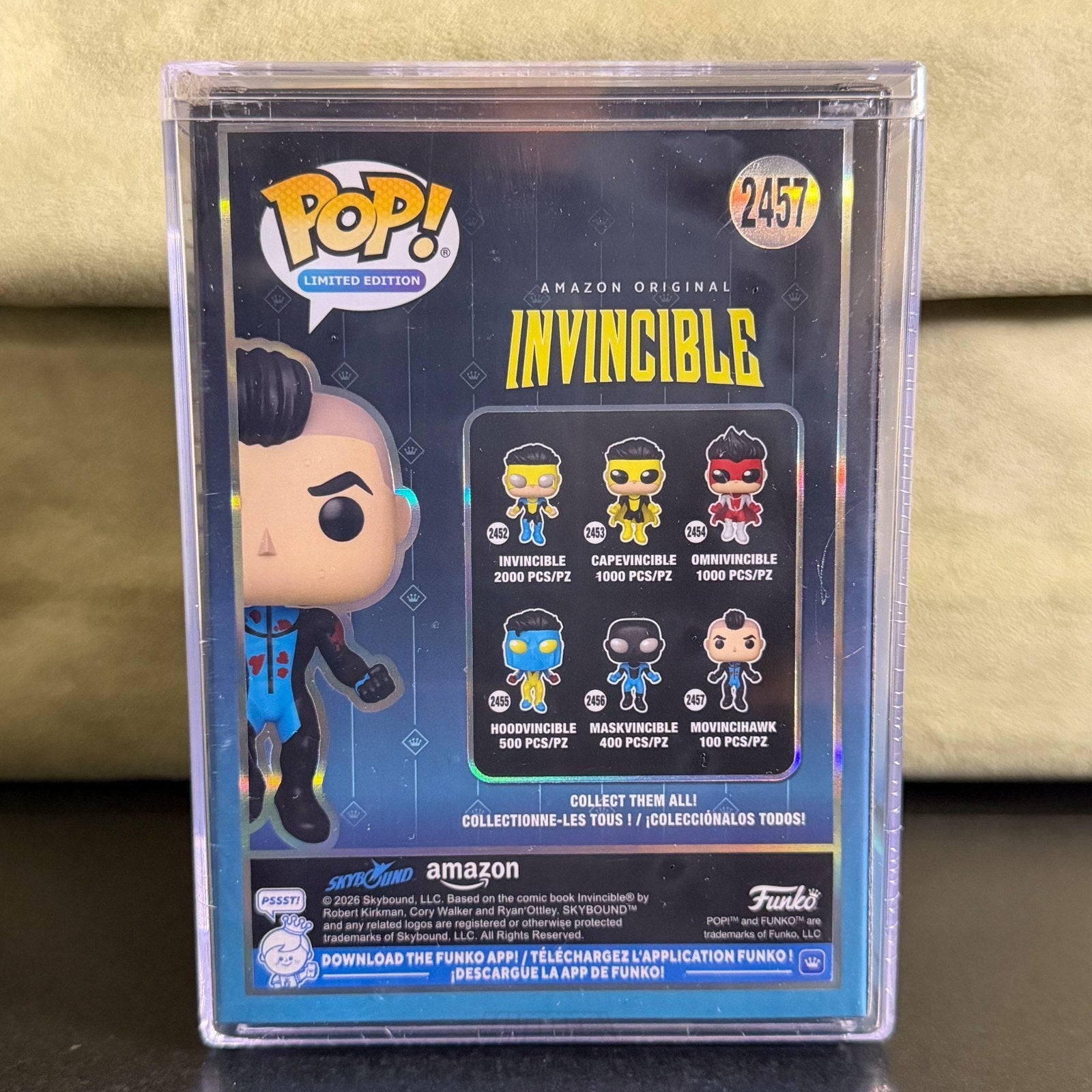 Funko Pop Invincible Movincihawk 2457 SDCC 2026 LE 100 Official Toy Vinyl Figure