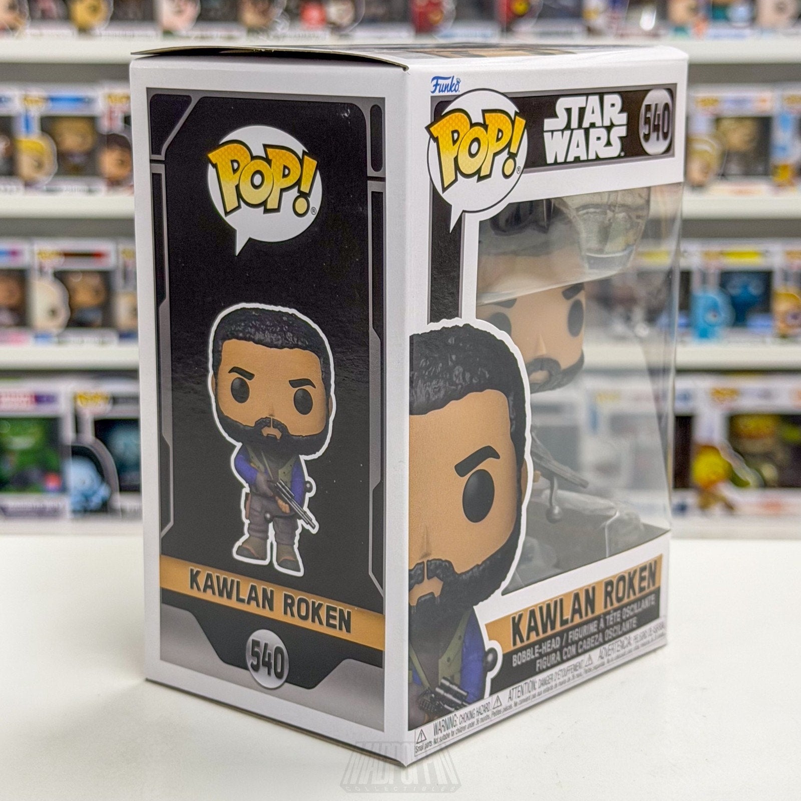 Funko Pop Star Wars Obi-Wan Kenobi Kawlan Roken 540 Disney+ Series Vinyl Figure