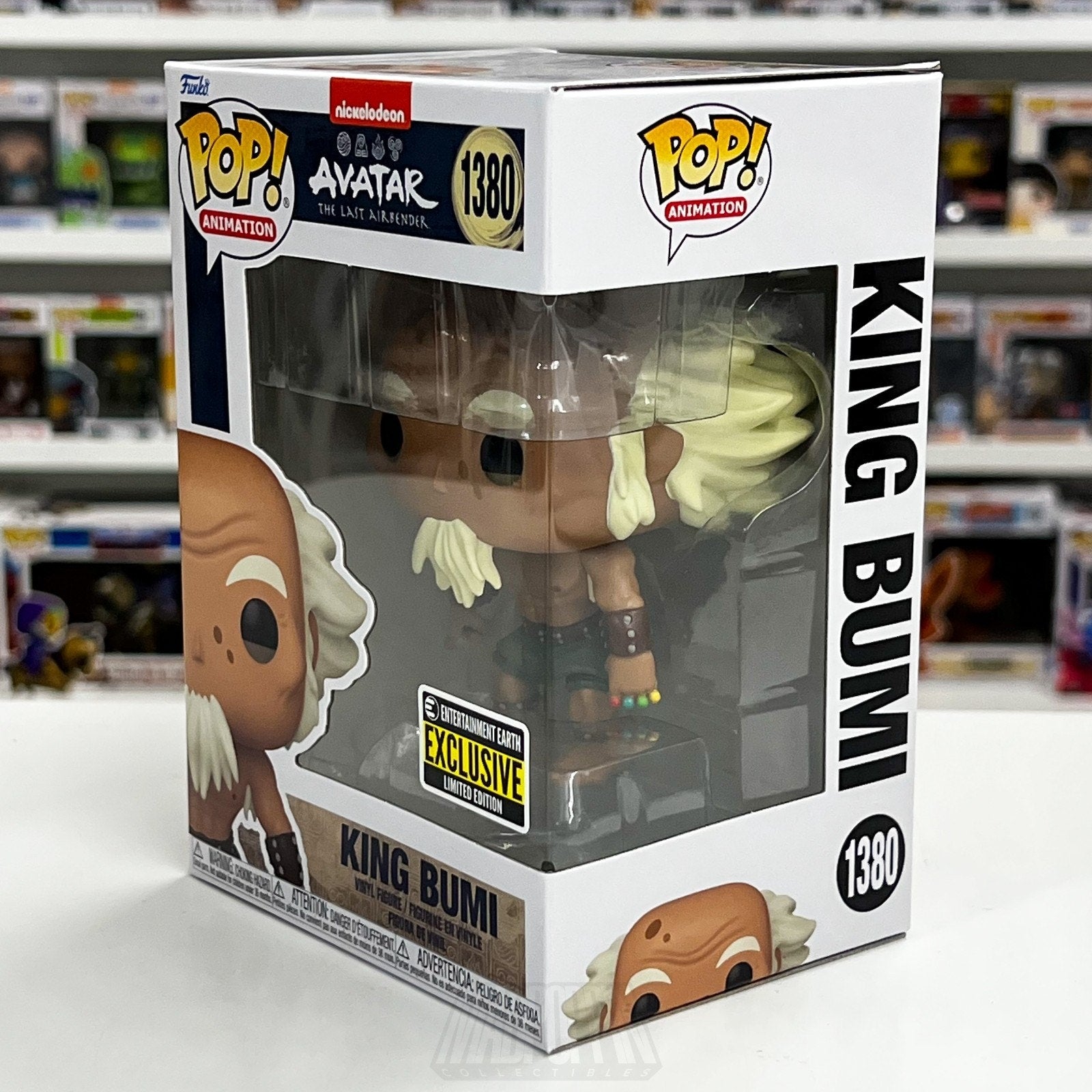 Funko Pop Anime Avatar Last Airbender King Bumi Entertainment Earth 1380 Figure