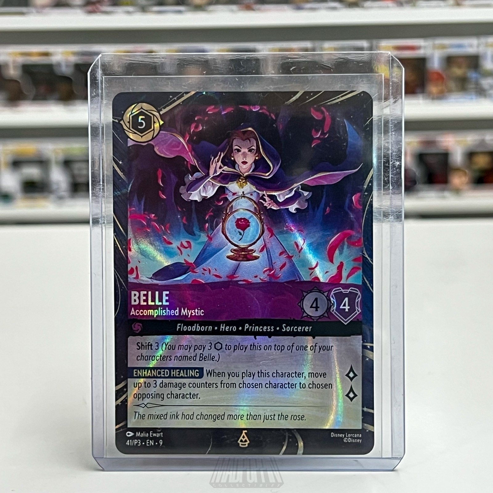 Disney Lorcana Fabled Belle Accomplished Mystic Magical Places Promo Card 2025
