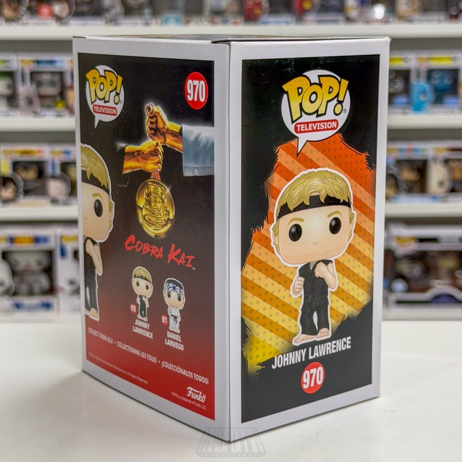 Funko Pop TV Cobra Kai Johnny Lawrence 970 Karate Kid Martial Arts Vinyl Figure