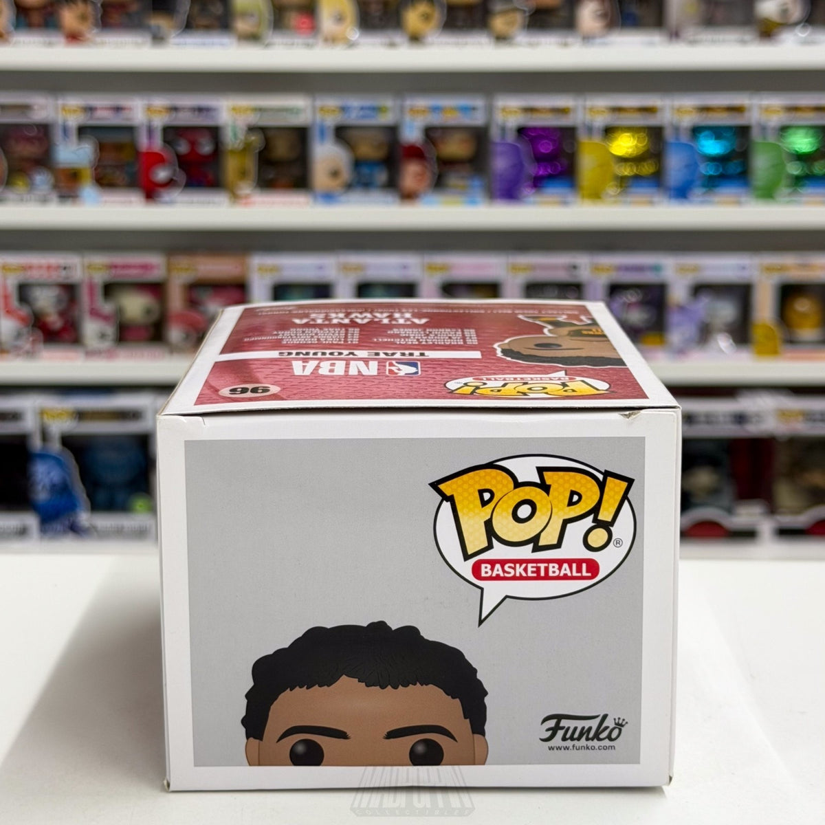 Funko Pop NBA Basketball Atlanta Hawks Trae Young Black Jersey 96 Vinyl Figure