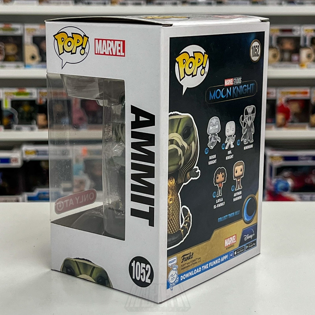Funko Pop Marvel Moon Knight Ammit Target 1052 Ancient Egyptian MCU Vinyl Figure