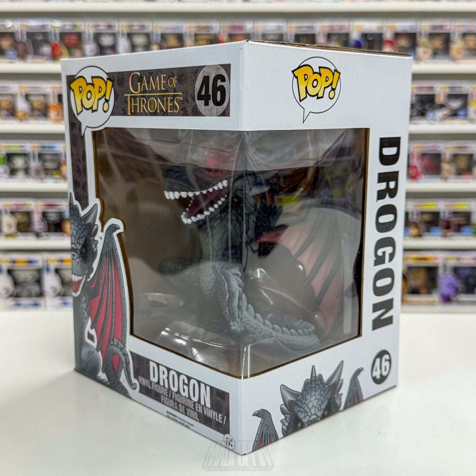 Funko Pop TV HBO Game of Thrones Drogon Red Eyes 6 Inch 46 Dragon Vinyl Figure