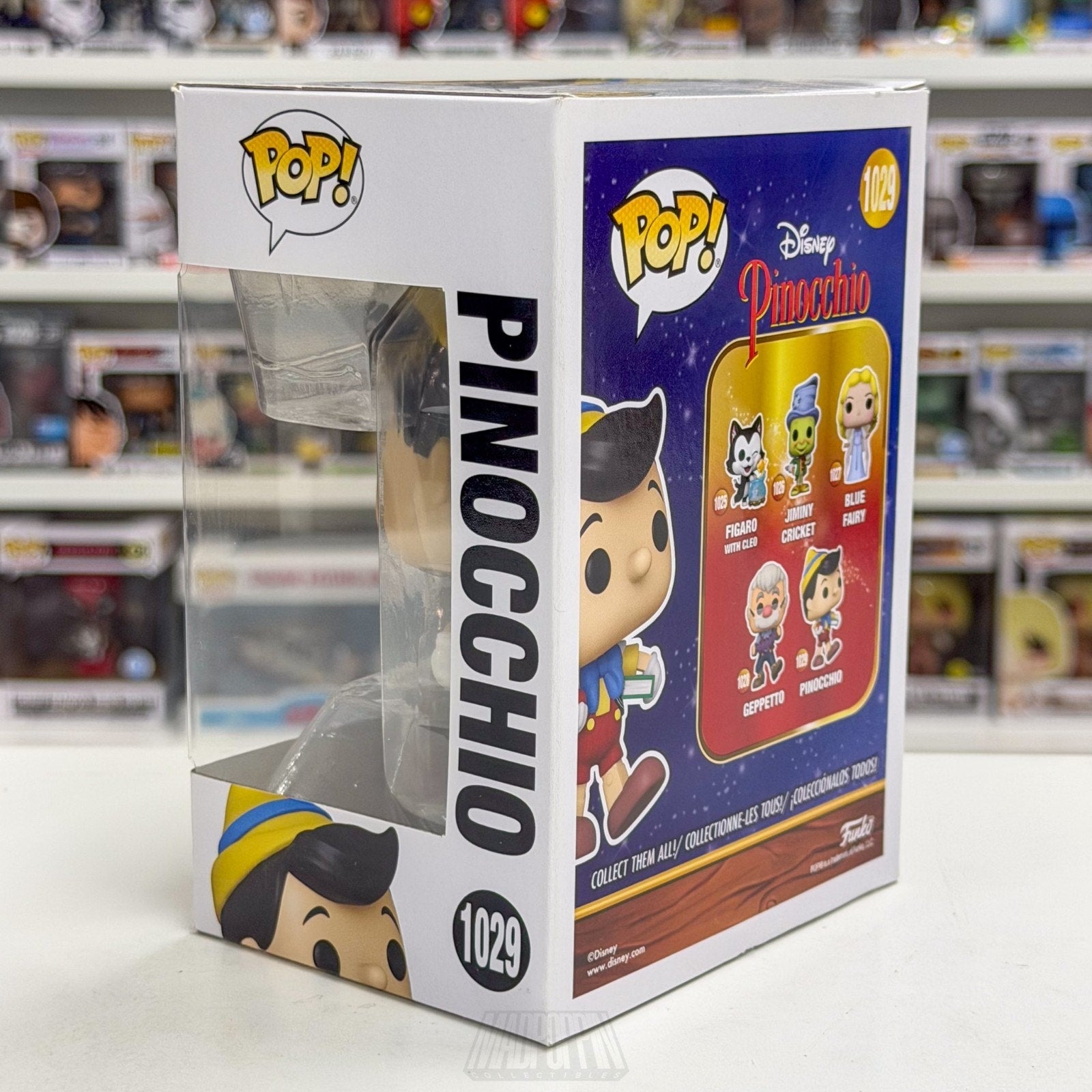 Funko Pop Disney Pinocchio 1029 Animated Boy Wooden Puppet Toy Vinyl Figure