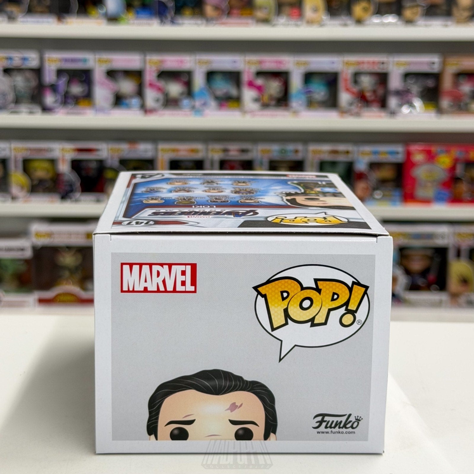 Funko Pop Marvel Avengers Endgame Loki Arrested /Tesseract Glow 747 Vinyl Figure