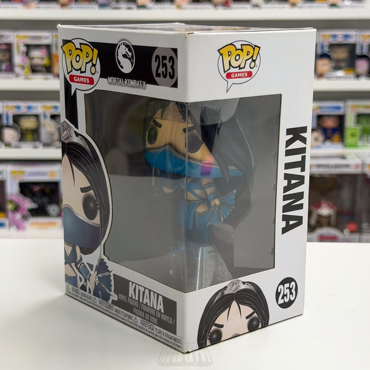 Funko Pop Games Mortal Kombat X Princess Kitana 253 Fighting Toy Vinyl Figure