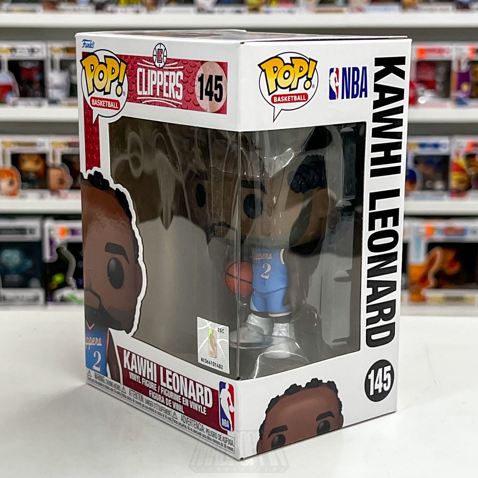 Funko Pop NBA Basketball Los Angeles Clippers Kawhi Leonard 145 Toy Vinyl Figure