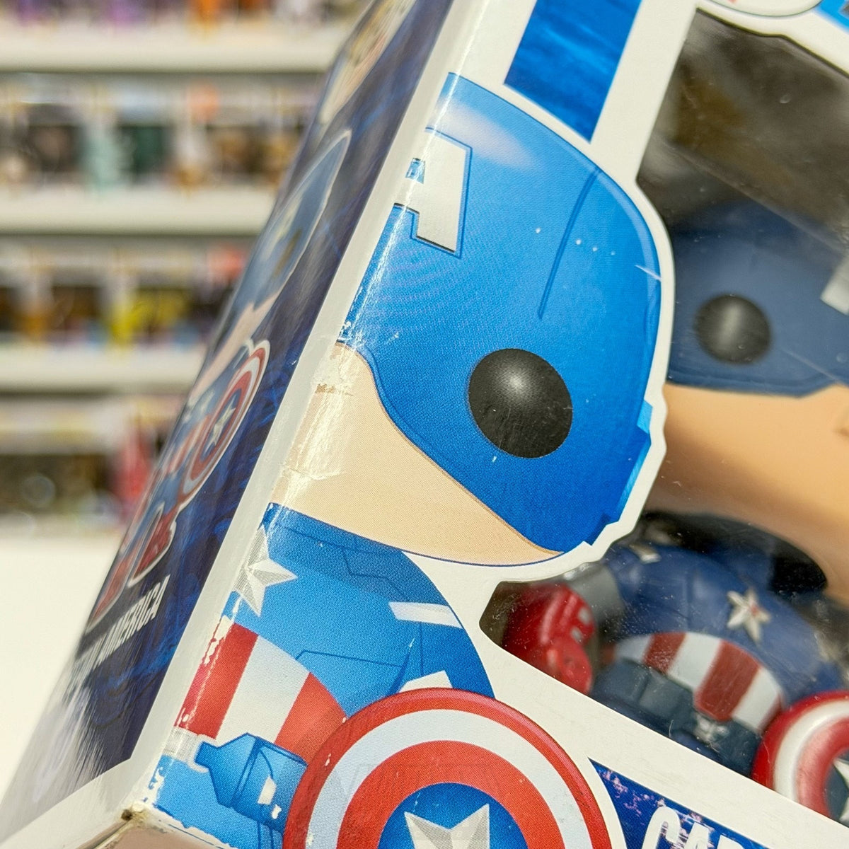 Funko Pop Marvel Avengers Captain America 2012 Vaulted 10 Superhero Vinyl Figure