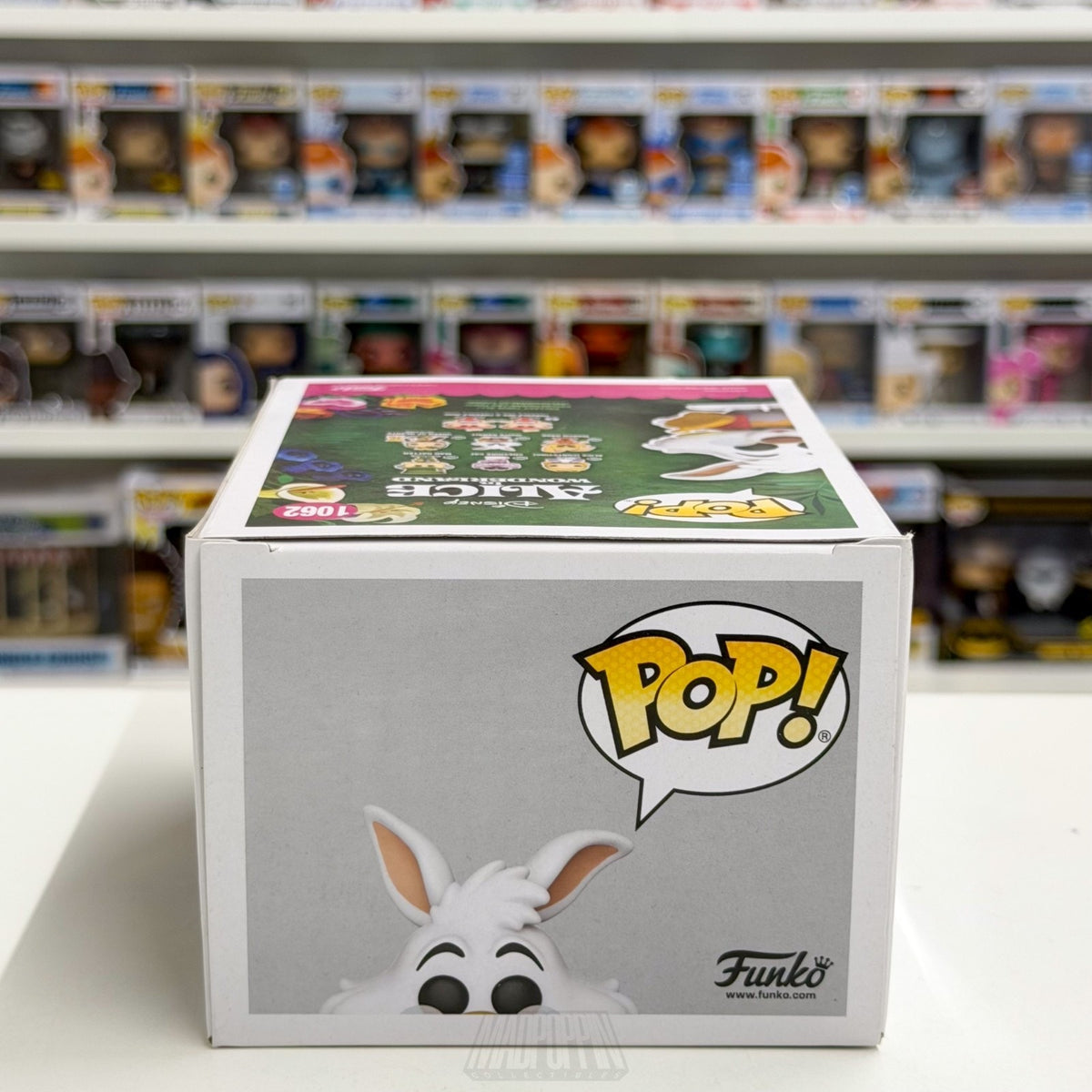 Funko Pop Disney Alice In Wonderland White Rabbit Flocked Target 1062 Toy Figure