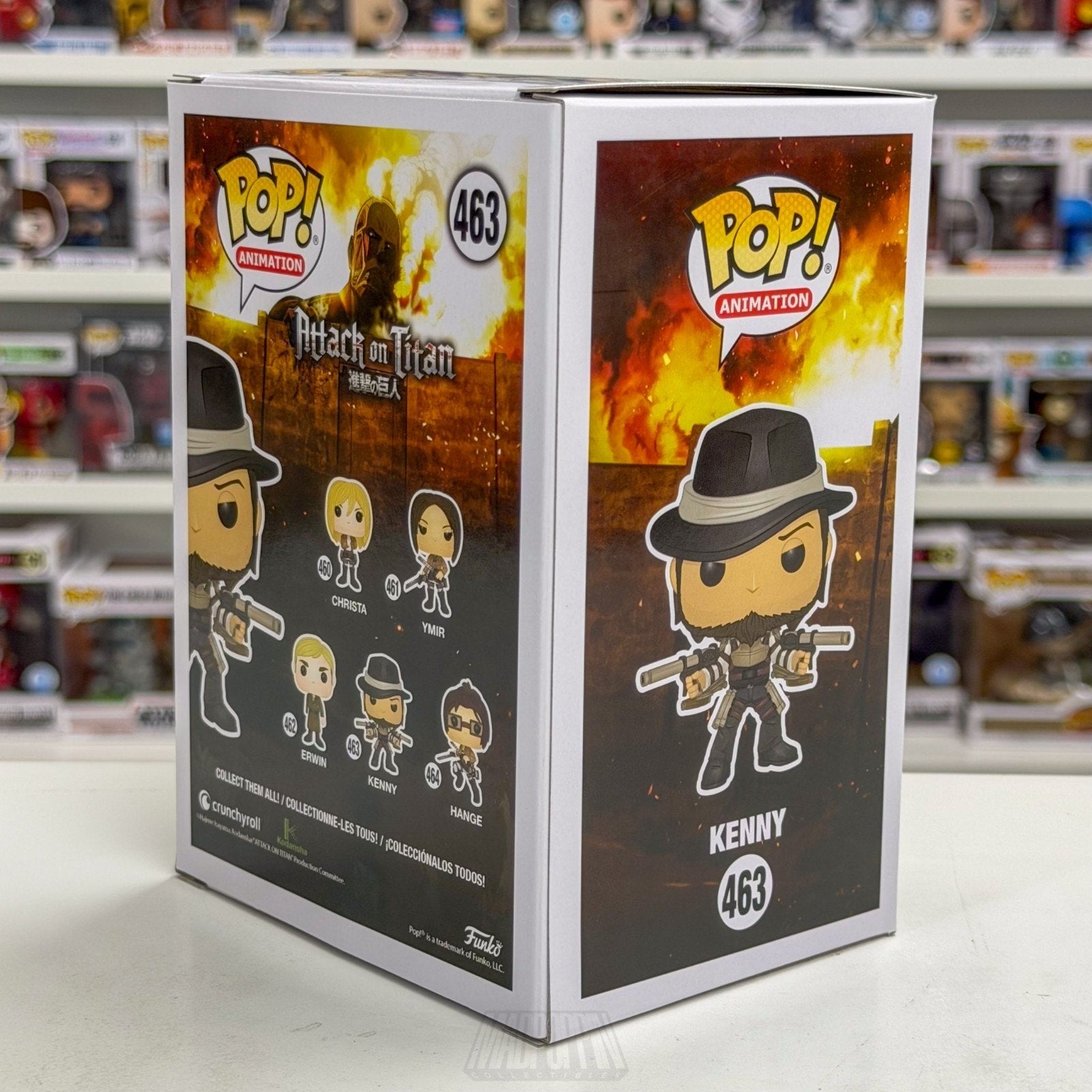 Funko Pop Anime Attack on Titan Kenny Ackerman 463 Japanese Manga Vinyl Figure
