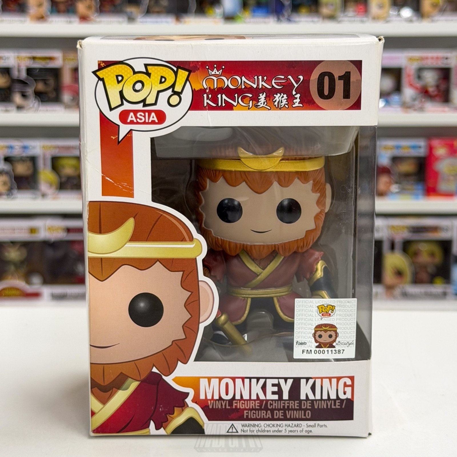 Funko Pop Asia Monkey King 01 MindStyle Chinese Mythology Legend Vinyl Figure