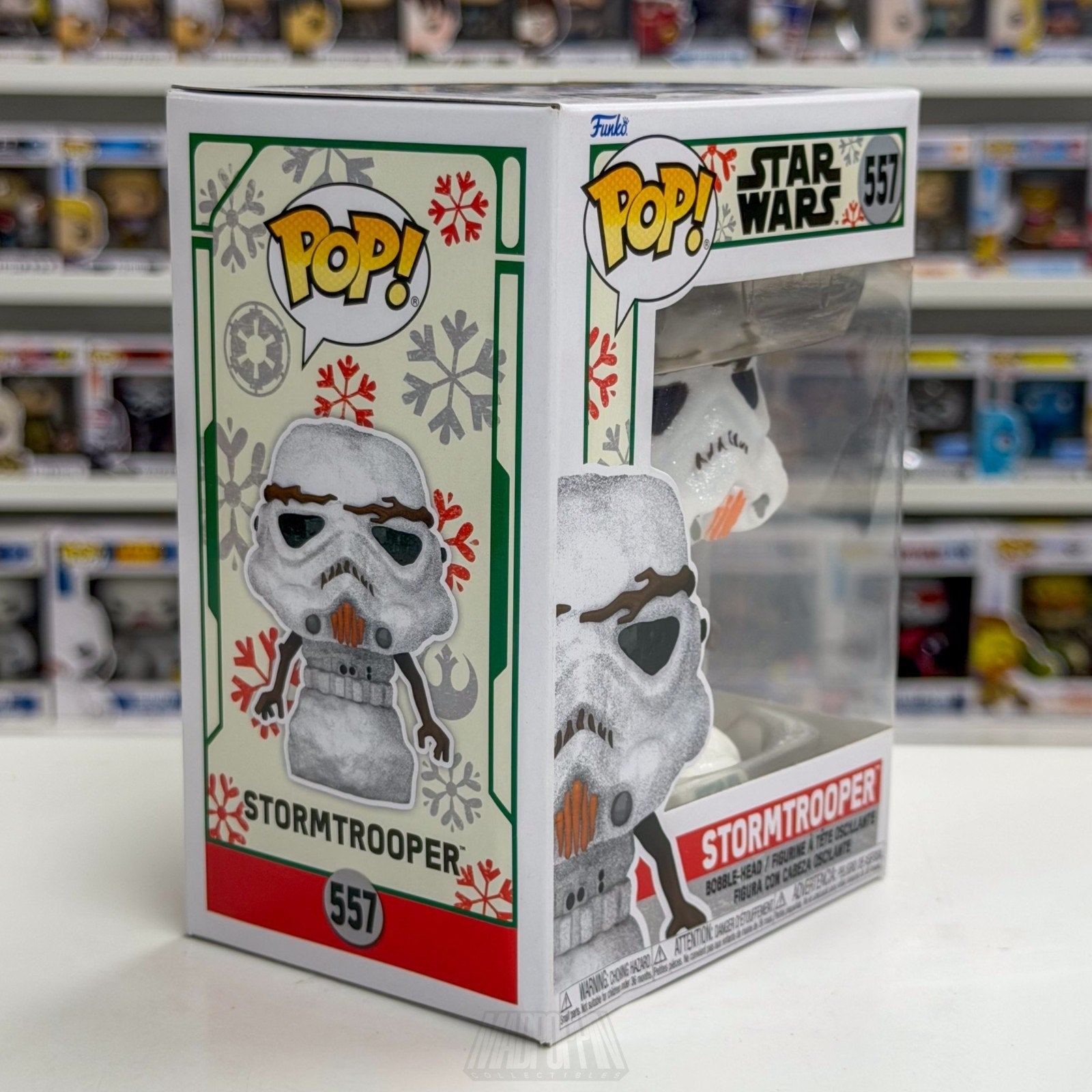 Funko Pop Star Wars Stormtrooper Christmas Snowman 557 Holiday Toy Vinyl Figure