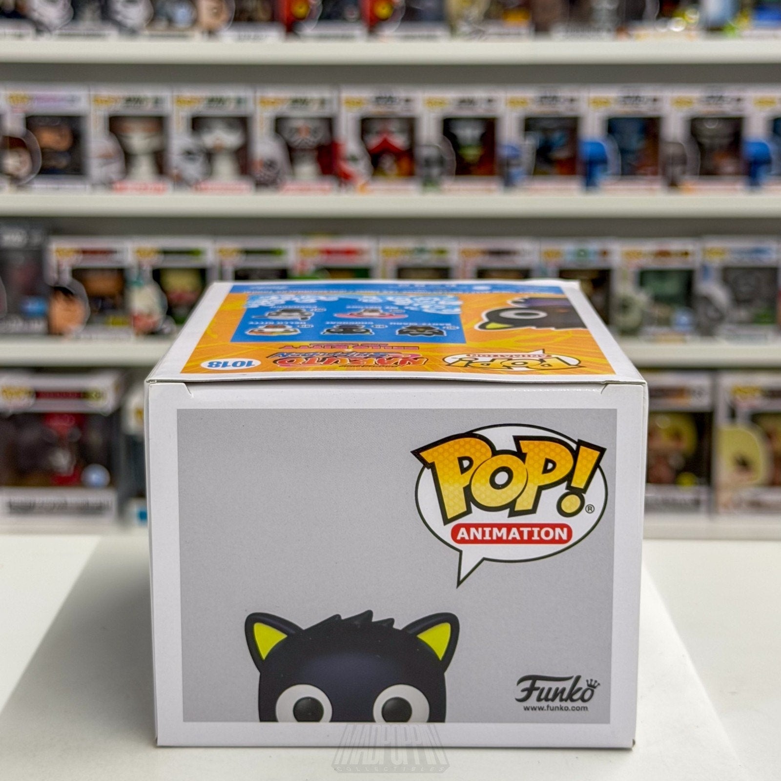 Funko Pop Anime Naruto x Hello Kitty Chococat Flocked FYE 1018 Kawaii Figure