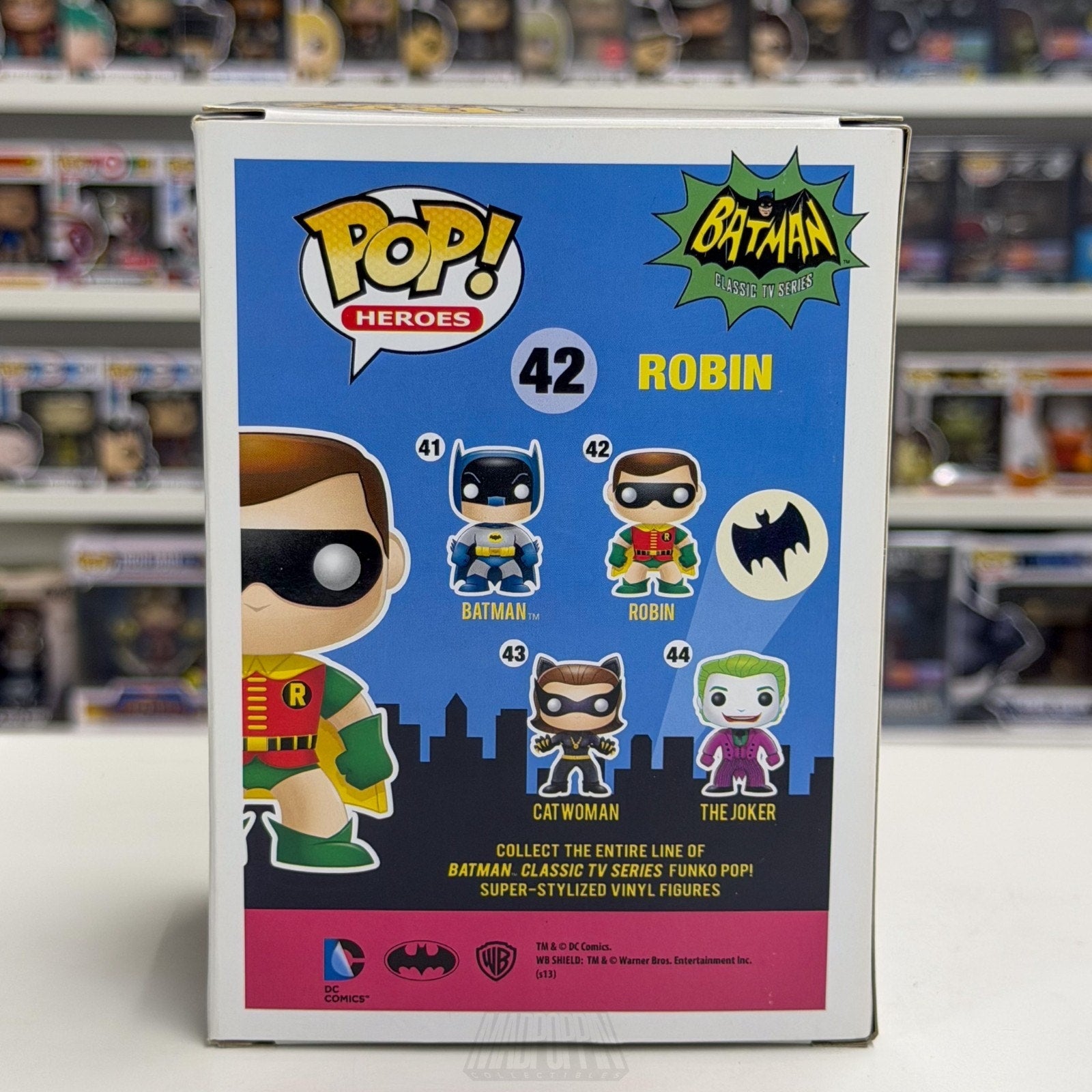 Funko Pop DC Heroes Batman Classic TV Series Robin 42 Boy Wonder Vinyl Figure