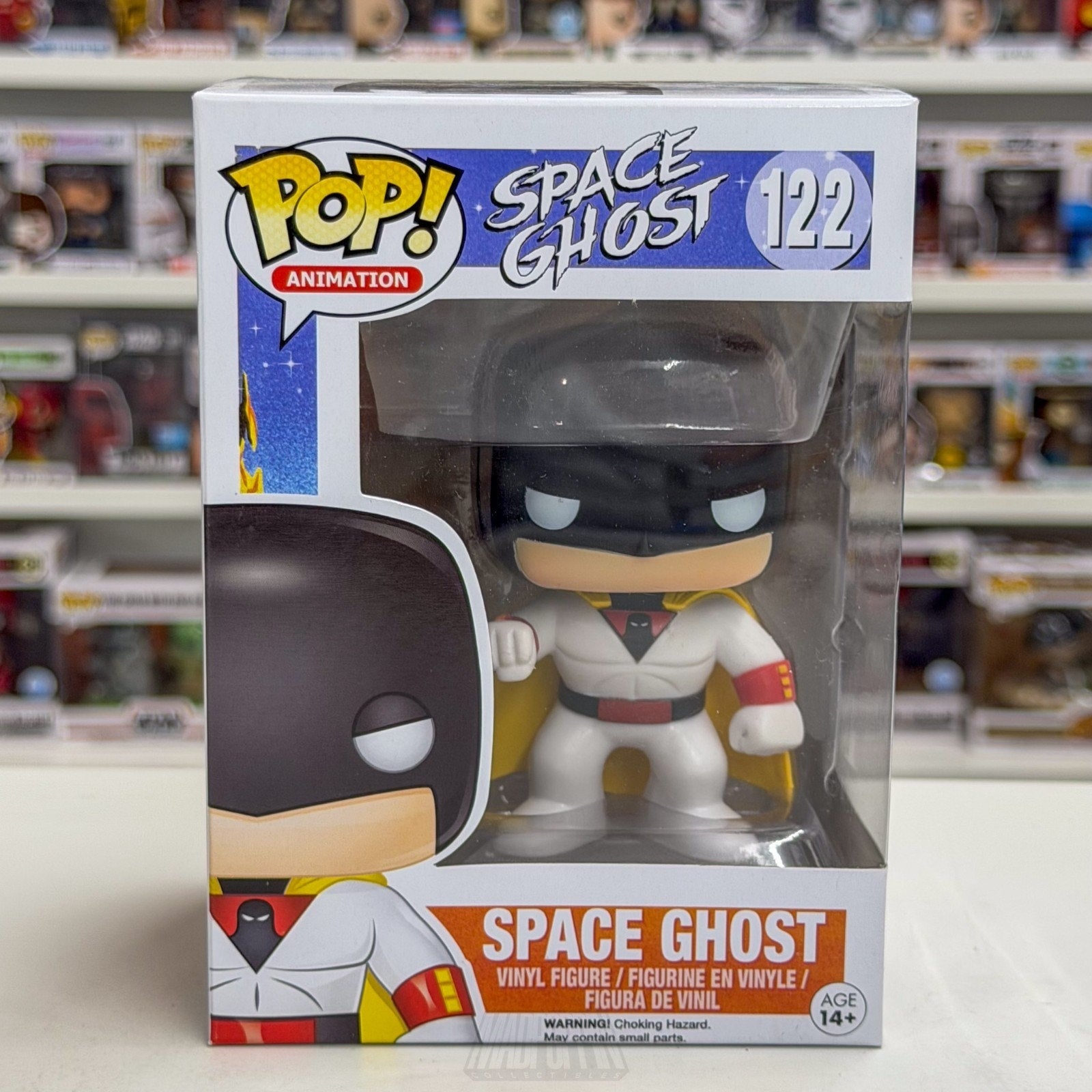 Funko Pop Animation Hanna-Barbera Space Ghost 122 Vaulted Superhero Vinyl Figure