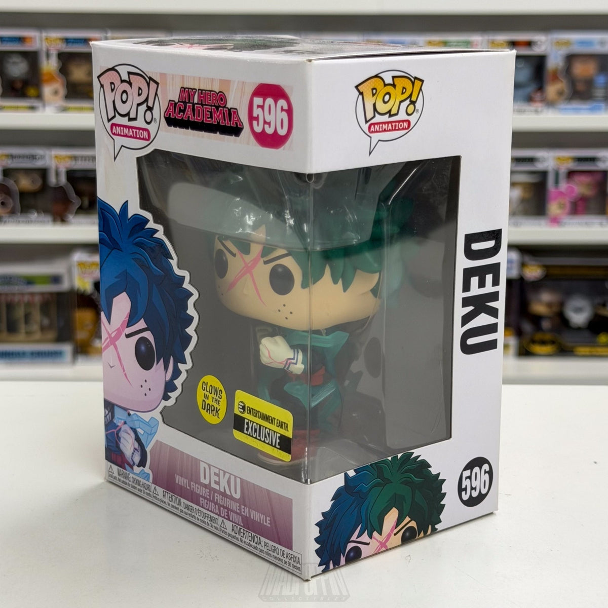 Funko Pop Anime My Hero Academia Deku Entertainment Earth Glow 596 Vinyl Figure