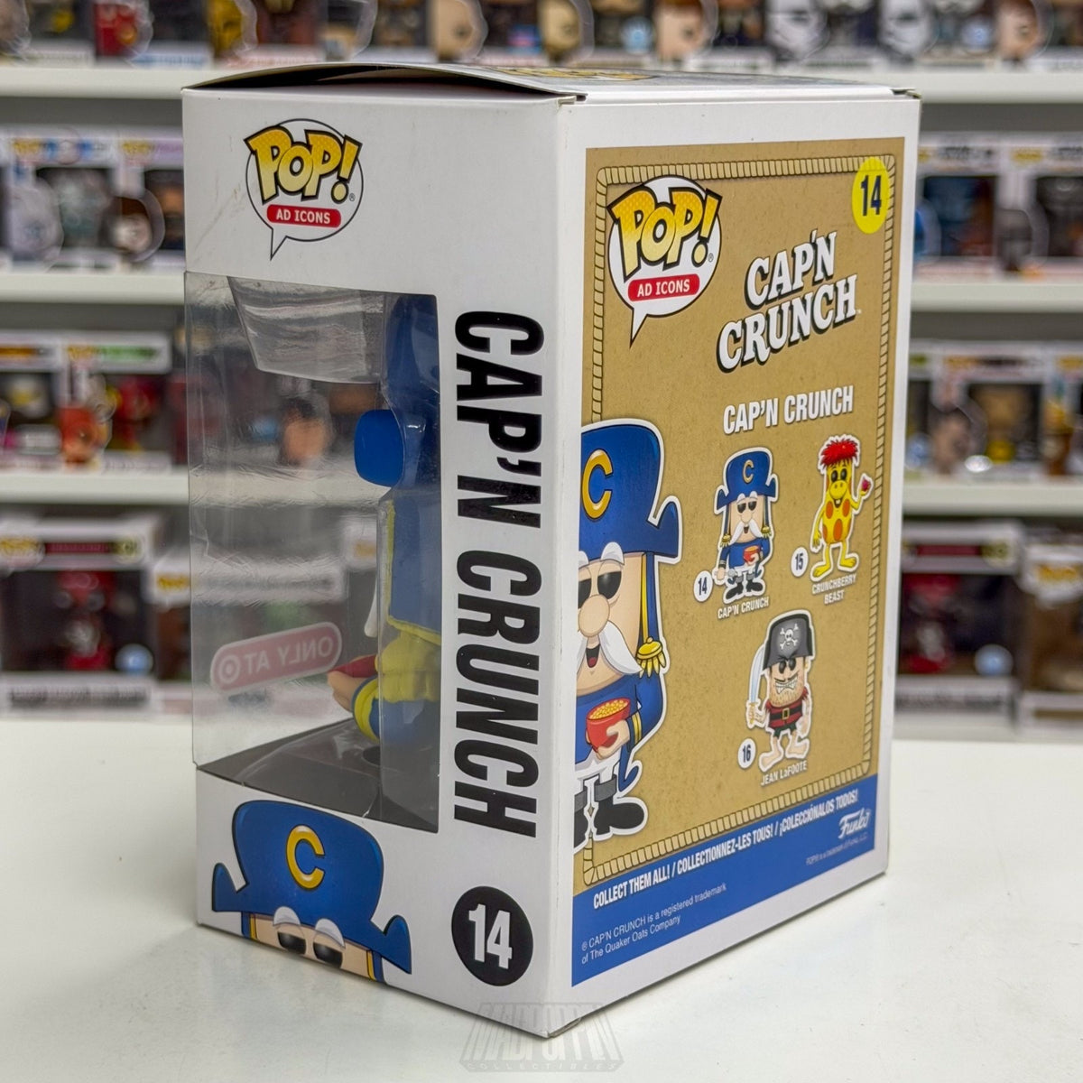 Funko Pop Ad Icons Cap'n Crunch Target Exclusive 14 Cereal Mascot Vinyl Figure