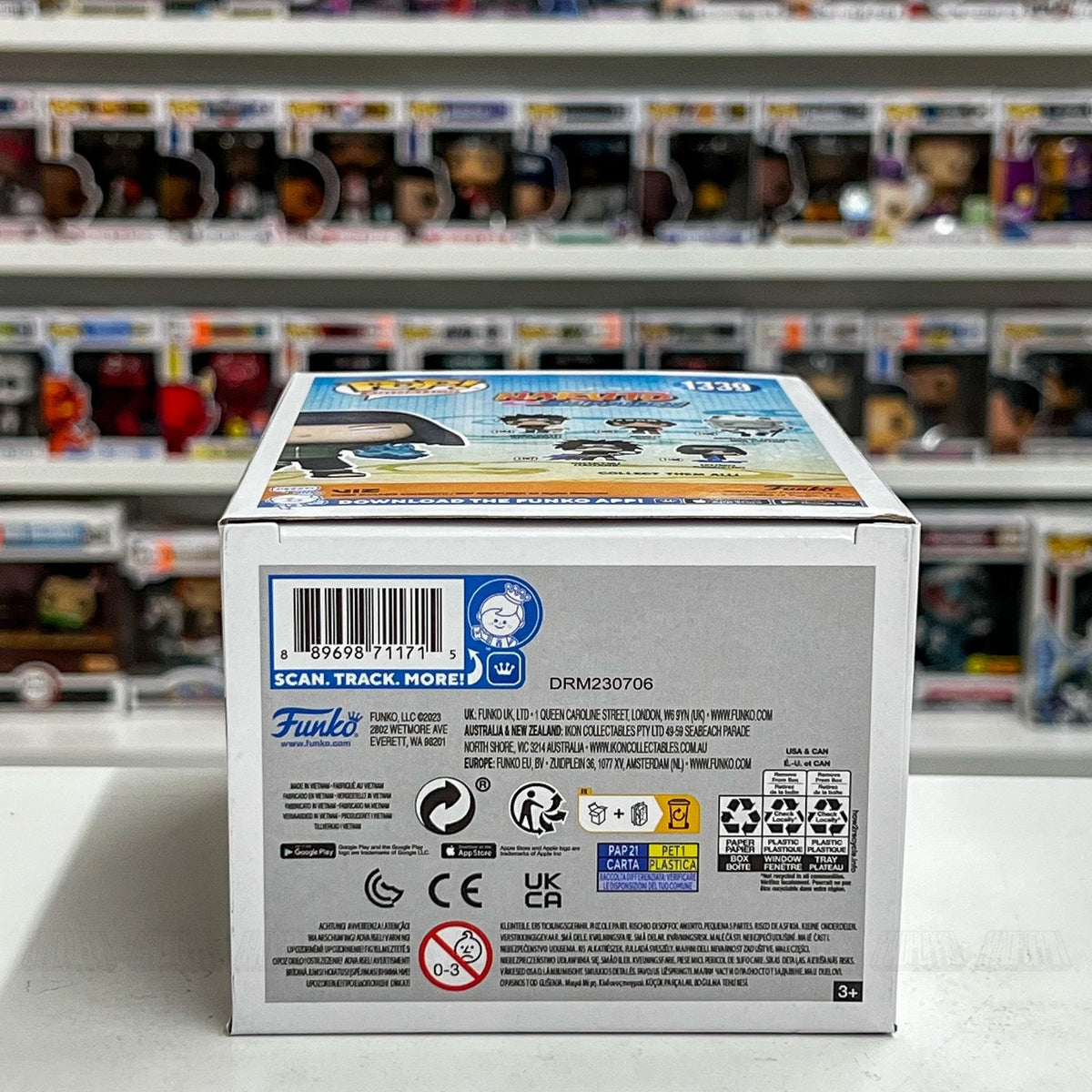 Funko Pop Anime Naruto Hinata Twin Lion Fists Entertainment Earth 1339 Figure