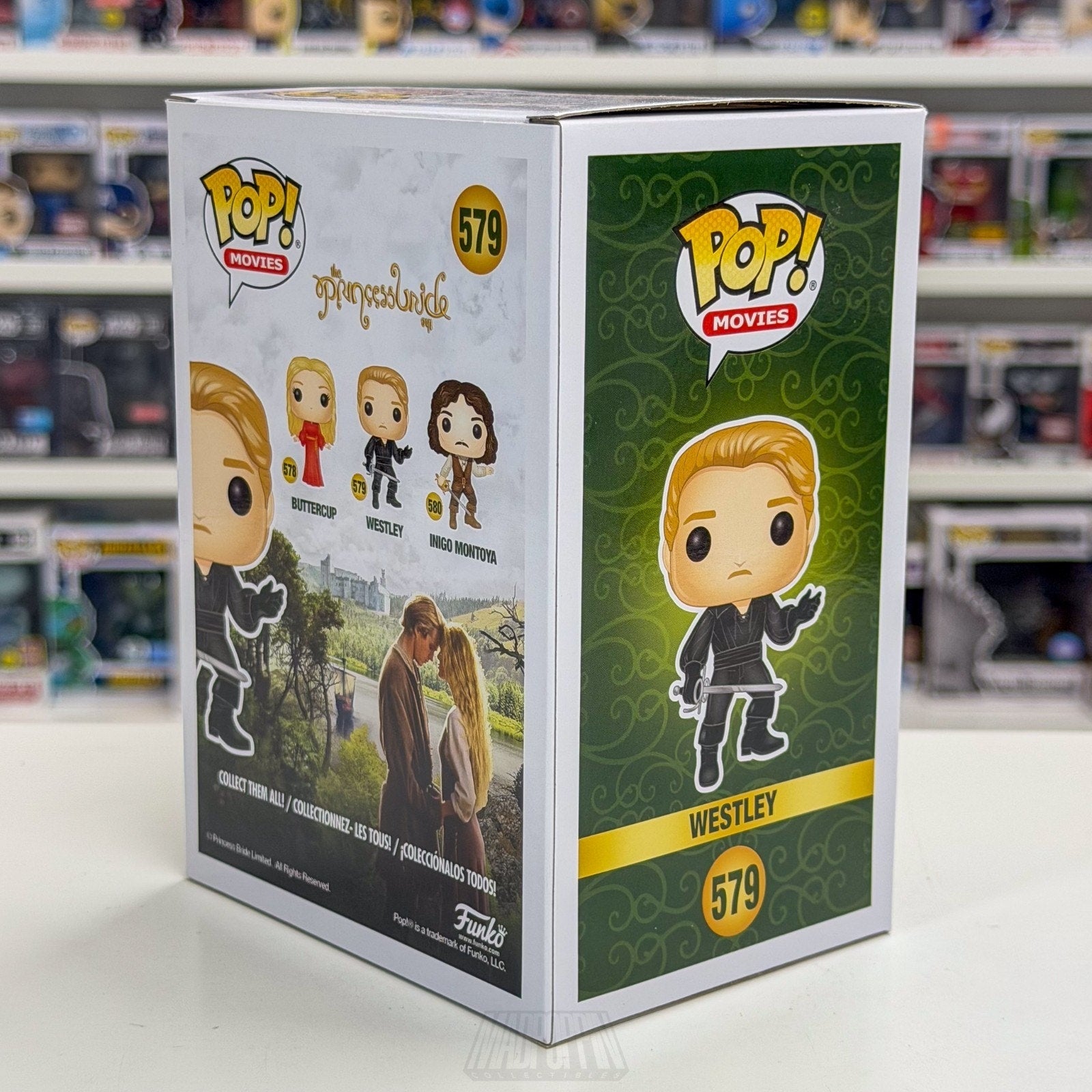 Funko Pop Movies Princess Bride Westley 579 Sword Farmboy Pirate Toy Figure