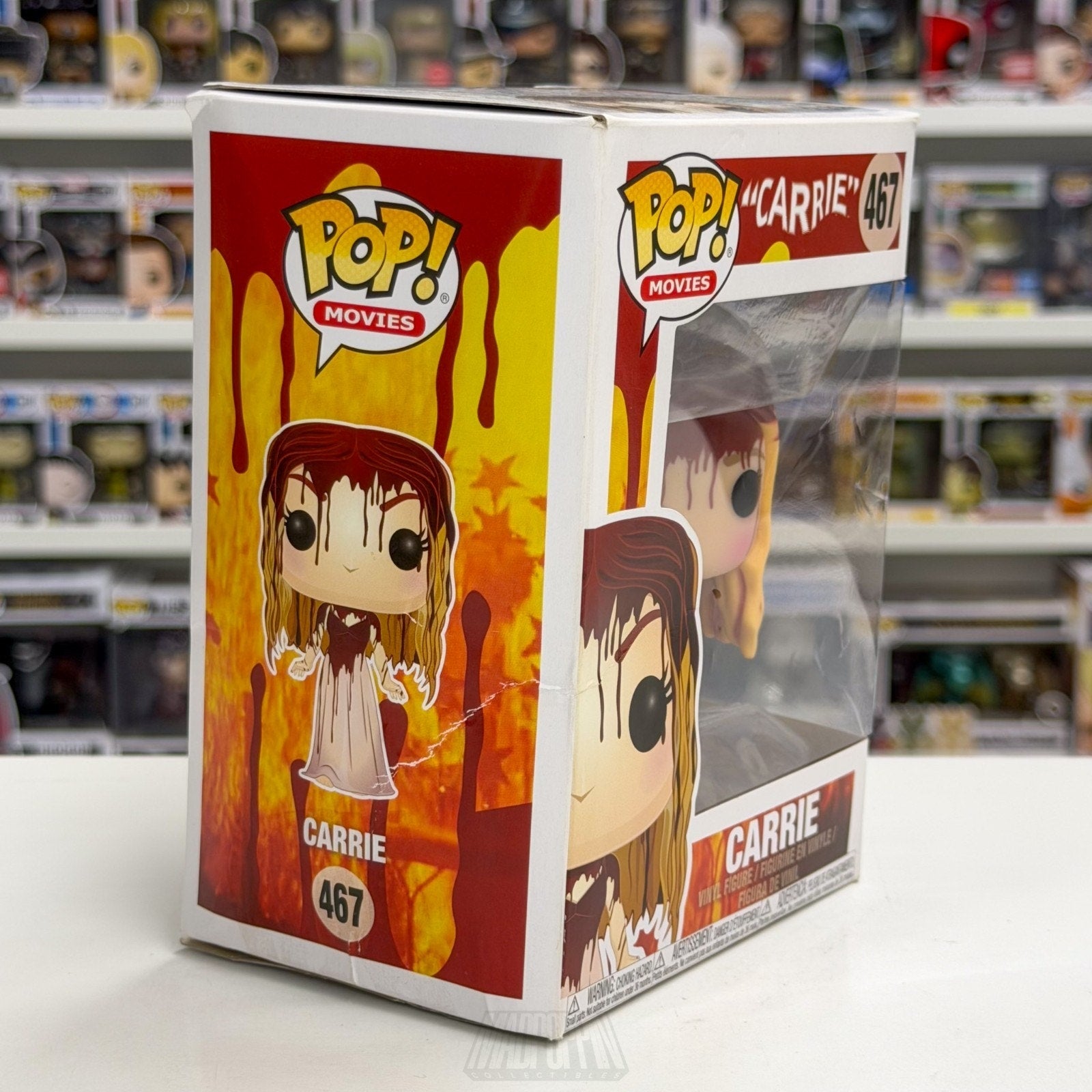 Funko Pop Movies Carrie White Bloody 467 Supernatural Horror Prom Vinyl Figure