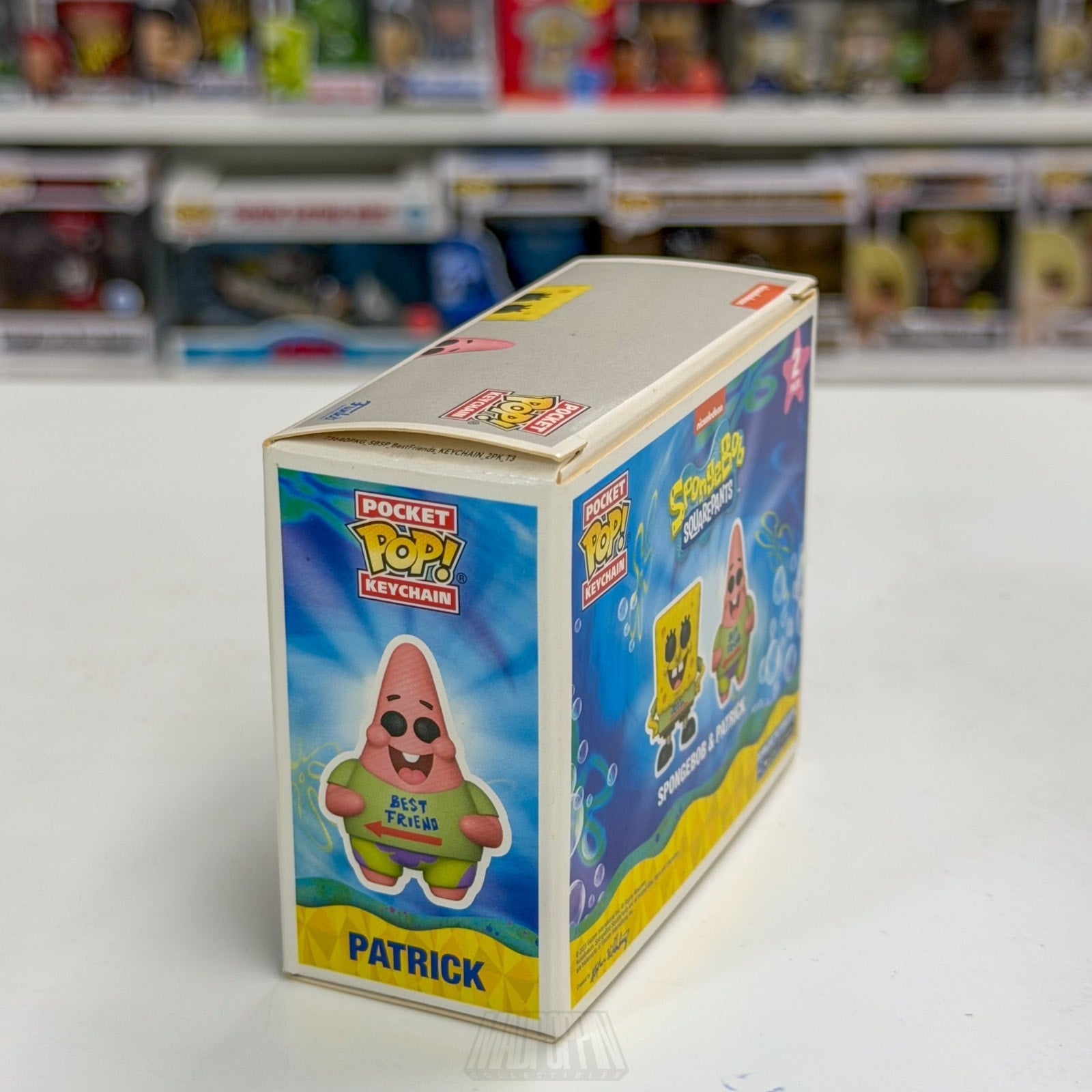 Funko Pocket Pop Keychain Spongebob Patrick BoxLunch 2 Pack Nickelodeon Cartoon