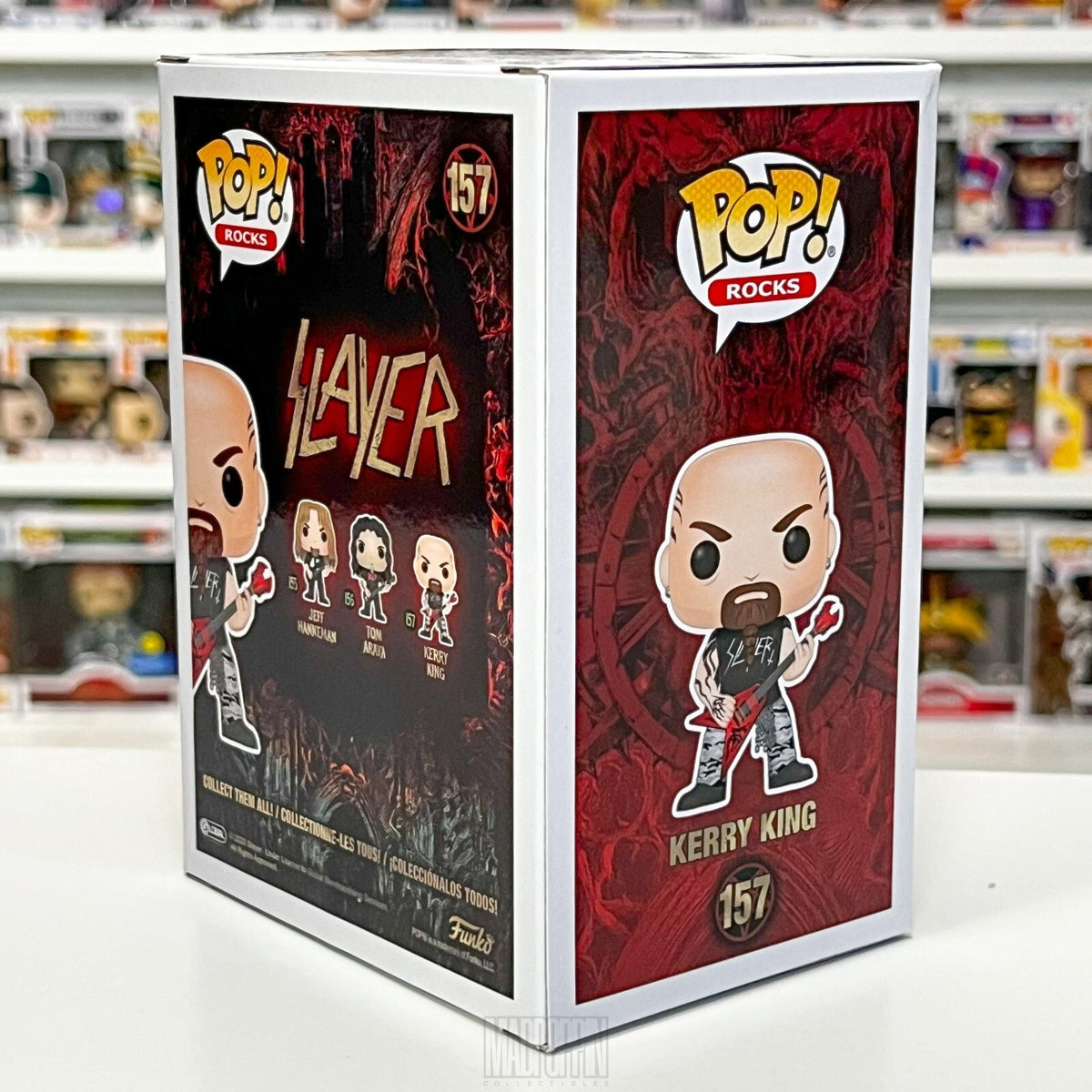 Funko Pop Rocks Slayer Kerry King 157 Guitarist Thrash Heavy Metal Vinyl Figure