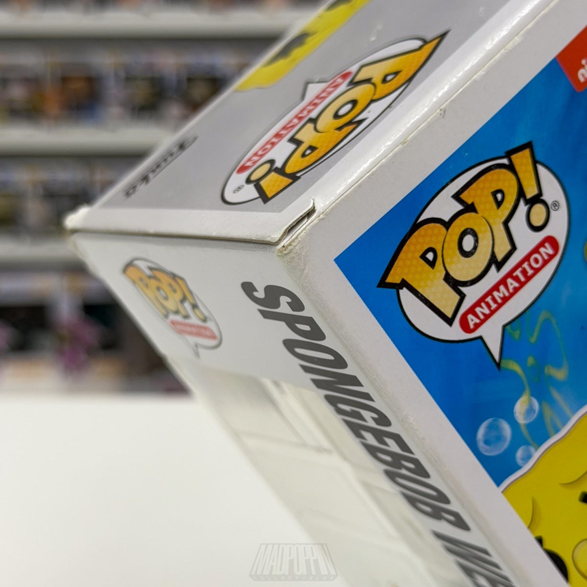 Funko Pop Animation SpongeBob SquarePant Weightlifter Hot Topic 917 Vinyl Figure