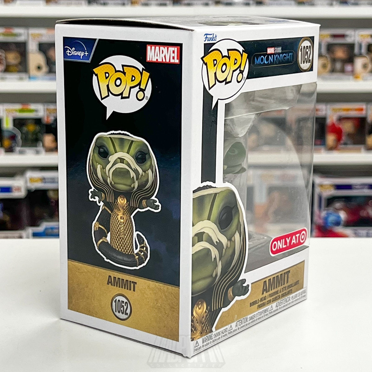 Funko Pop Marvel Moon Knight Ammit Target 1052 Ancient Egyptian MCU Vinyl Figure