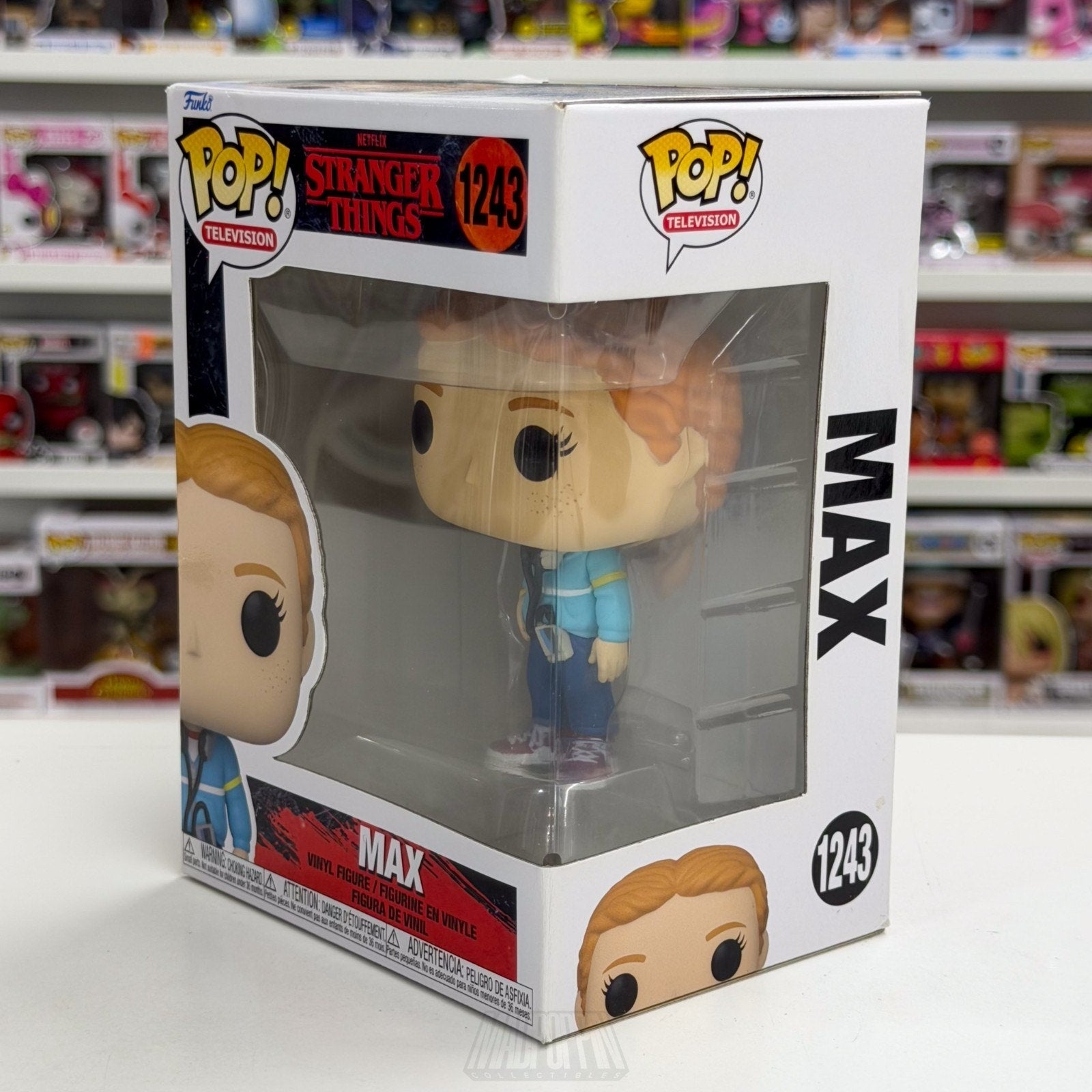 Funko Pop TV Stranger Things Max w/Walkman Mix Tape 1243 Season 4 Vinyl Figure
