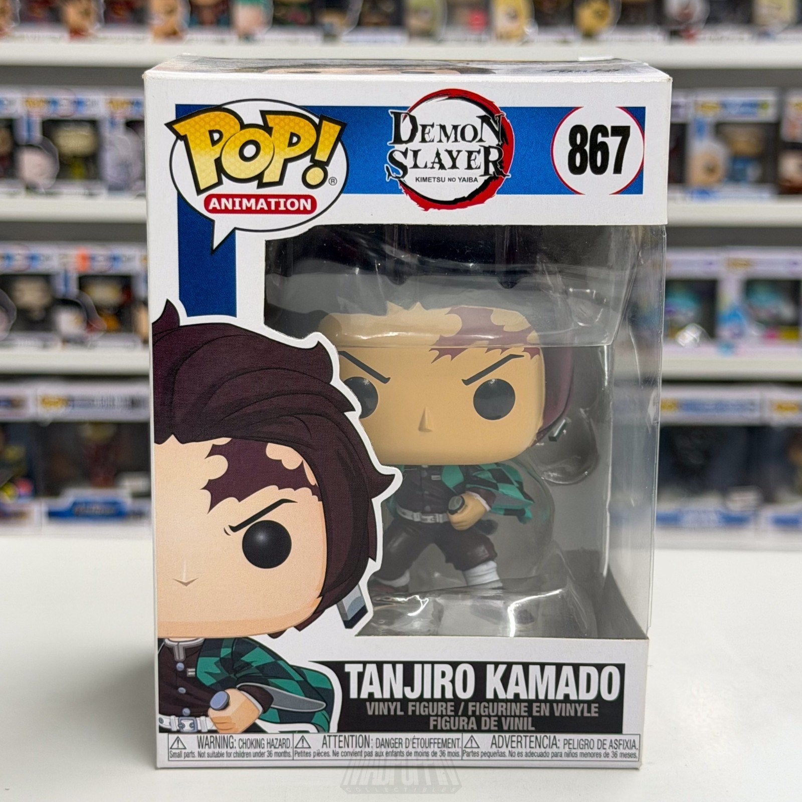 Funko Pop Anime Demon Slayer Tanjiro Kamado 867 Japanese Manga Toy Vinyl Figure
