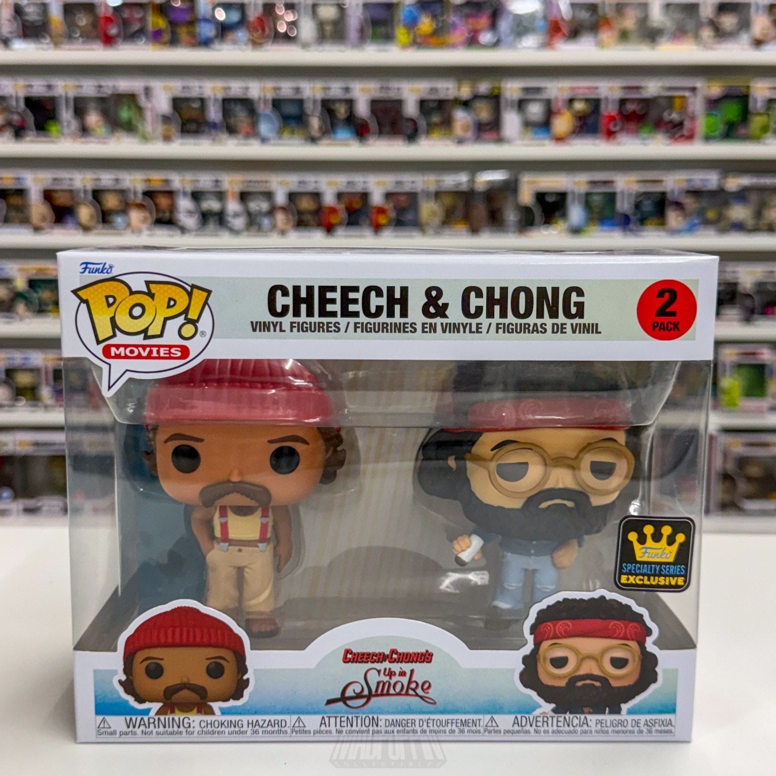Funko Pop Movies Up In Smoke Cheech & Chong 2 Specialty Series Pack Vinyl Figure