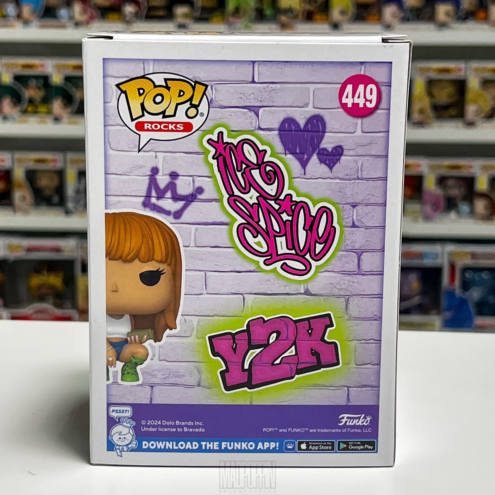 Funko Pop Rocks Ice Spice Y2K Rapper Hip Hop Music Funko.com Exclusive 449