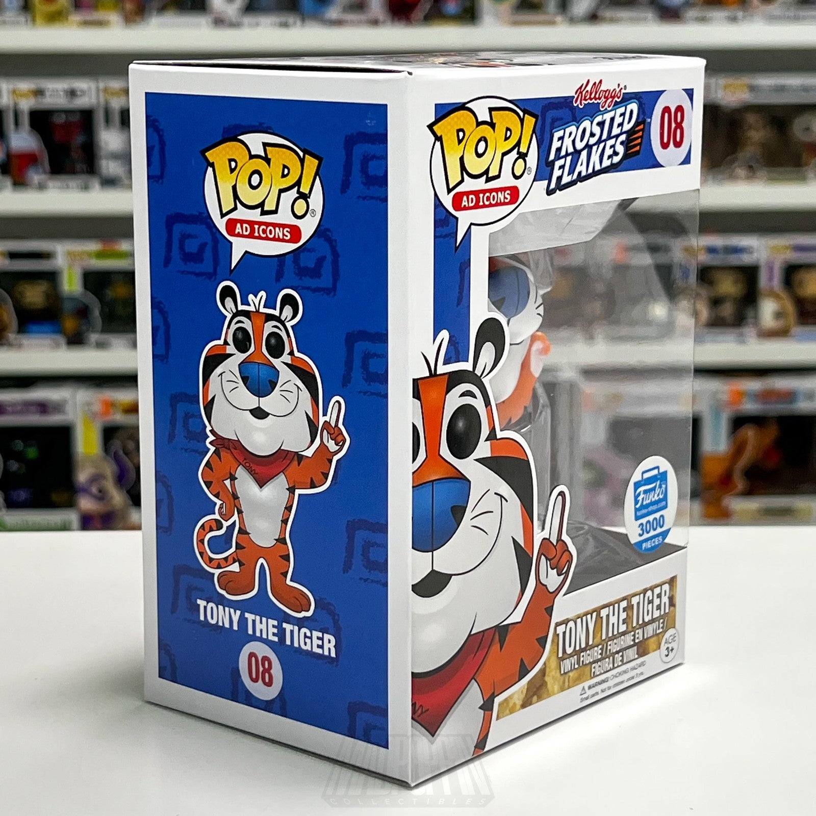 Funko Pop Ad Icons Tony the Tiger 08 Kellogg's Frosted Flakes Figure 3000 Pieces