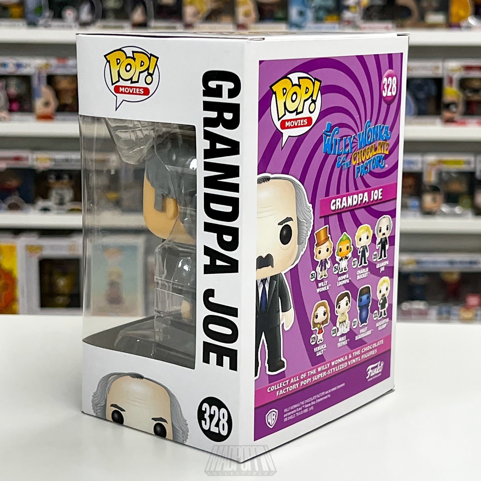 Funko Pop Movies Willy Wonka & The Chocolate Factory Grandpa Joe Vaulted 328