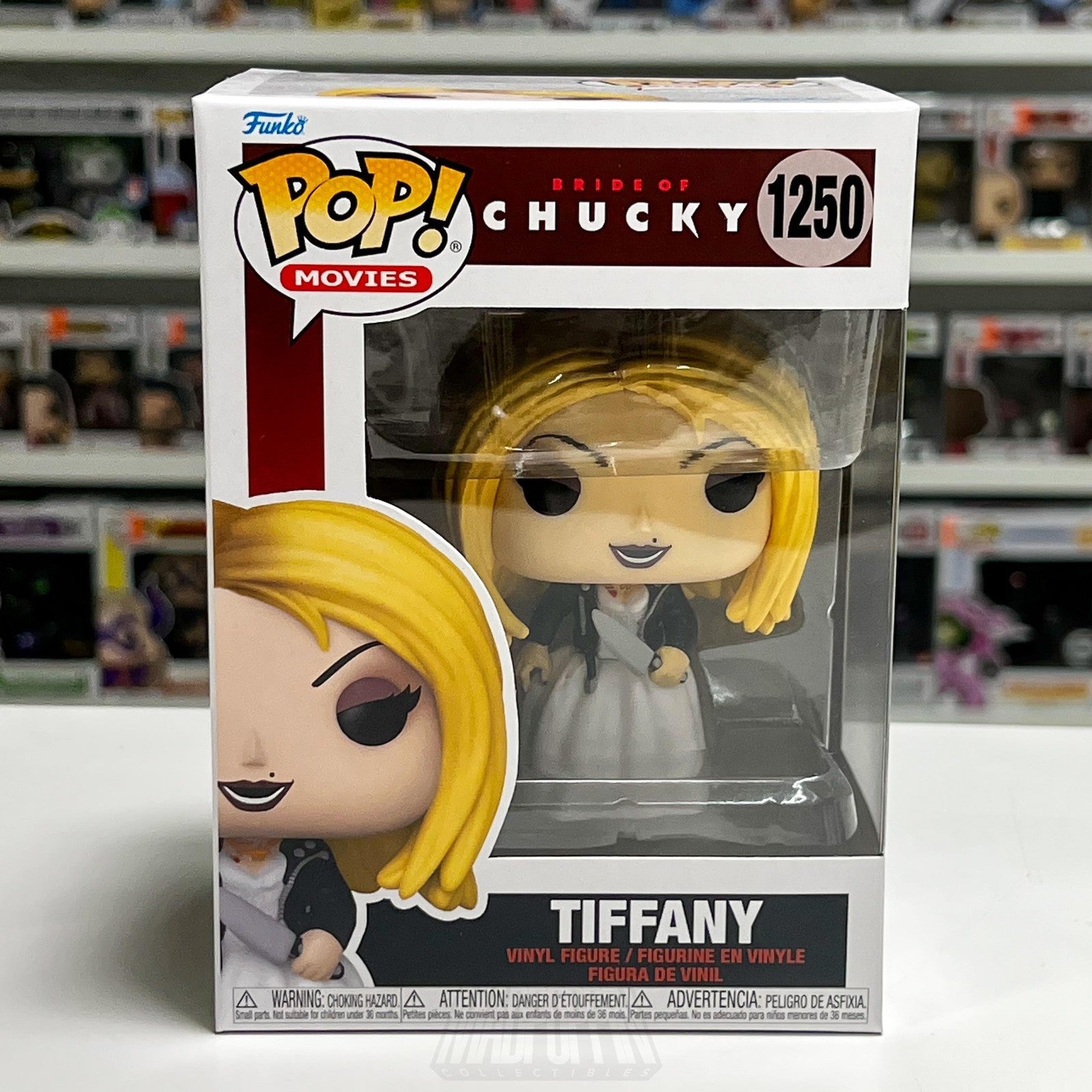 Funko Pop Movies Bride of Chucky Tiffany 1250 Vinyl Figure New in Box Horror Toy