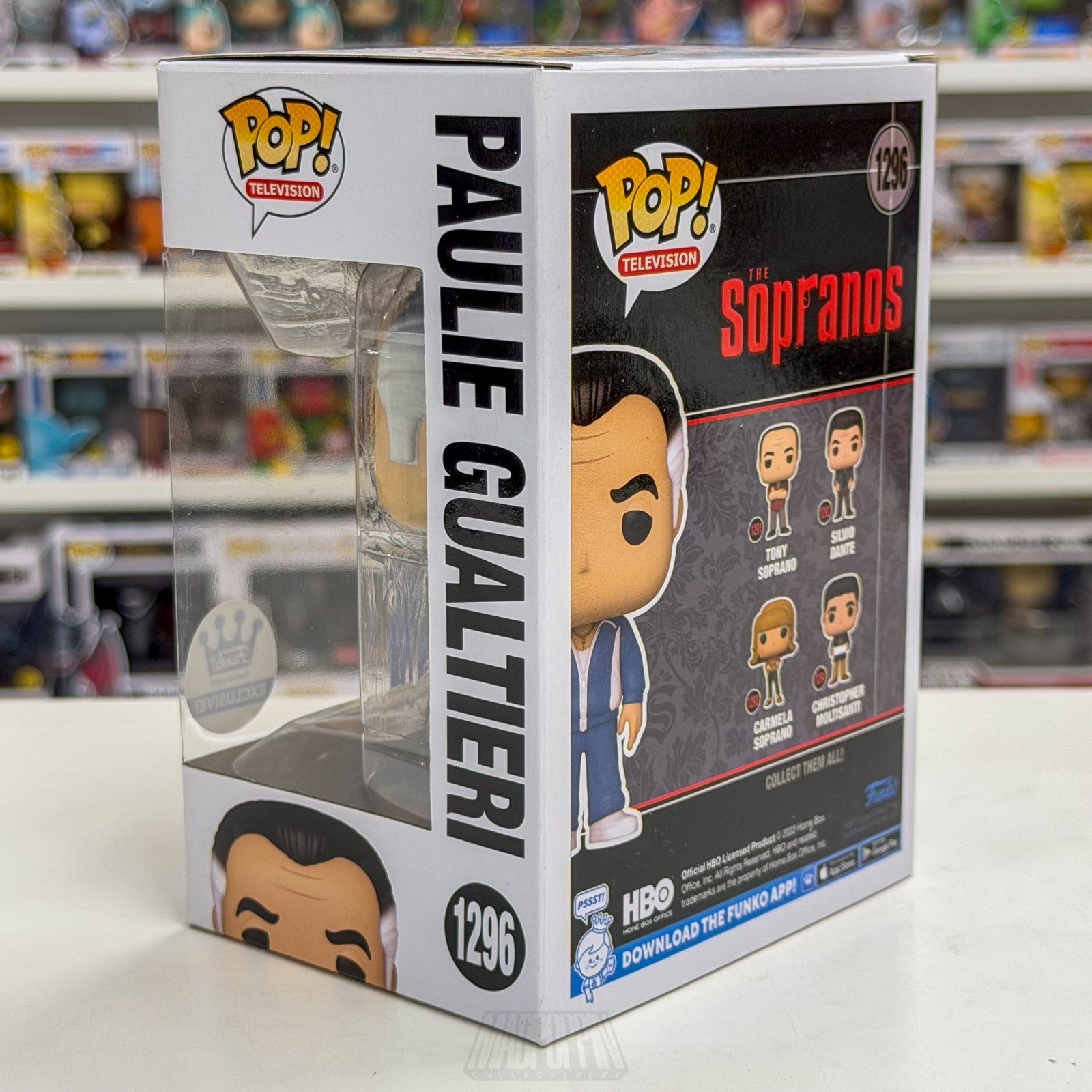 Funko Pop TV Sopranos Paulie Gualtieri Funko Shop 1296 Mafia Toy Vinyl Figure2