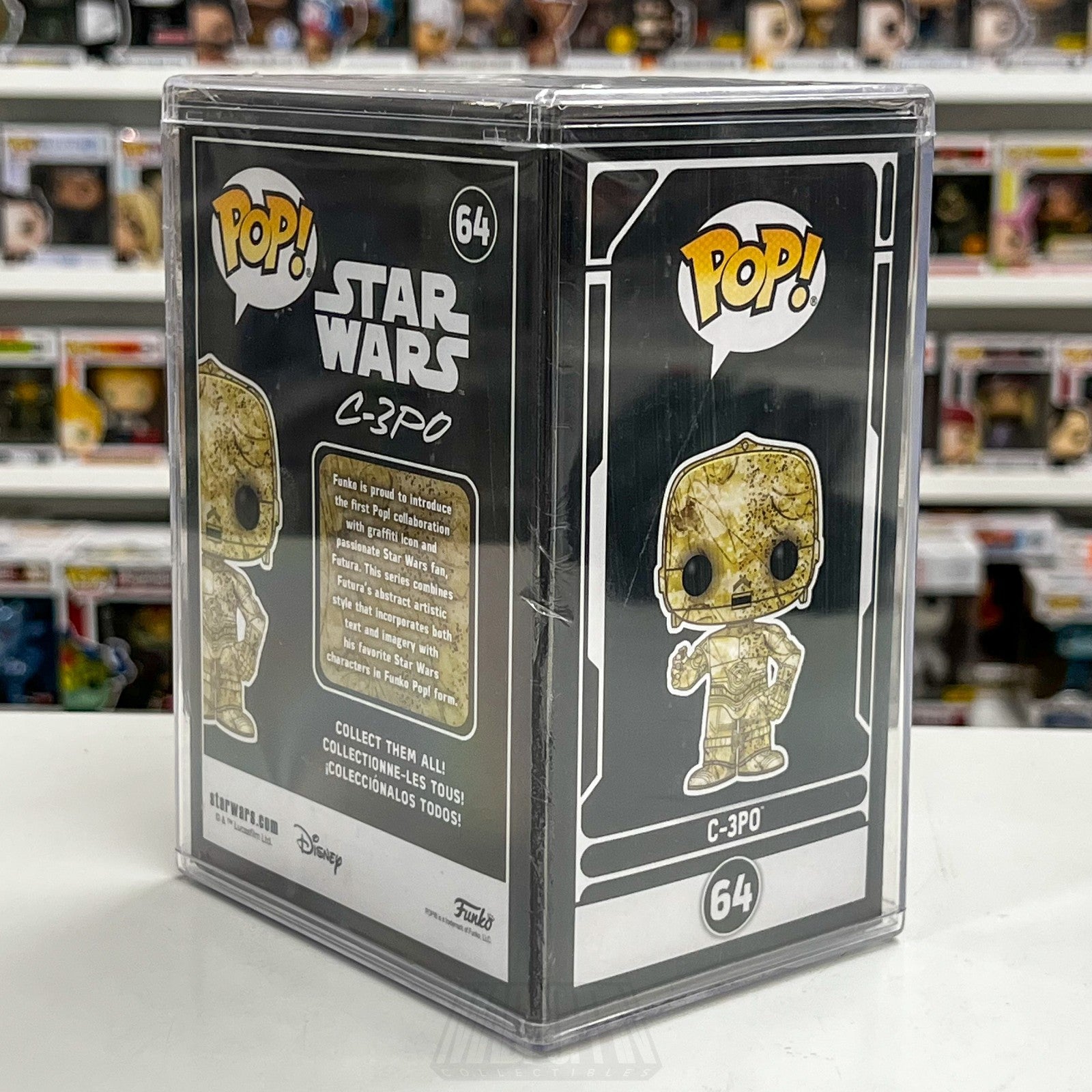 Funko Pop Star Wars C-3PO Futura Target 64 Protocol Droid Robot Toy Vinyl Figure4