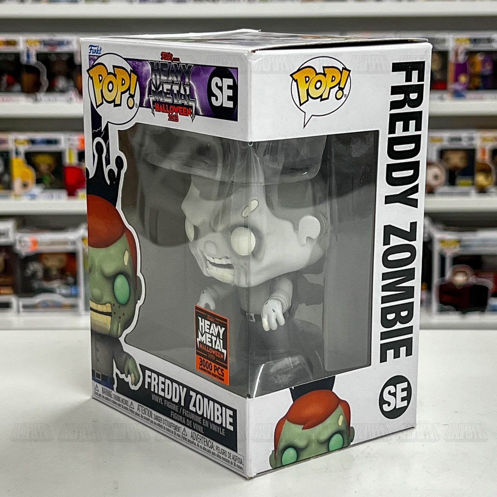 Funko Pop Freddy Zombie SE Heavy Metal Halloween 2023 Limited 3000 Vinyl Figure