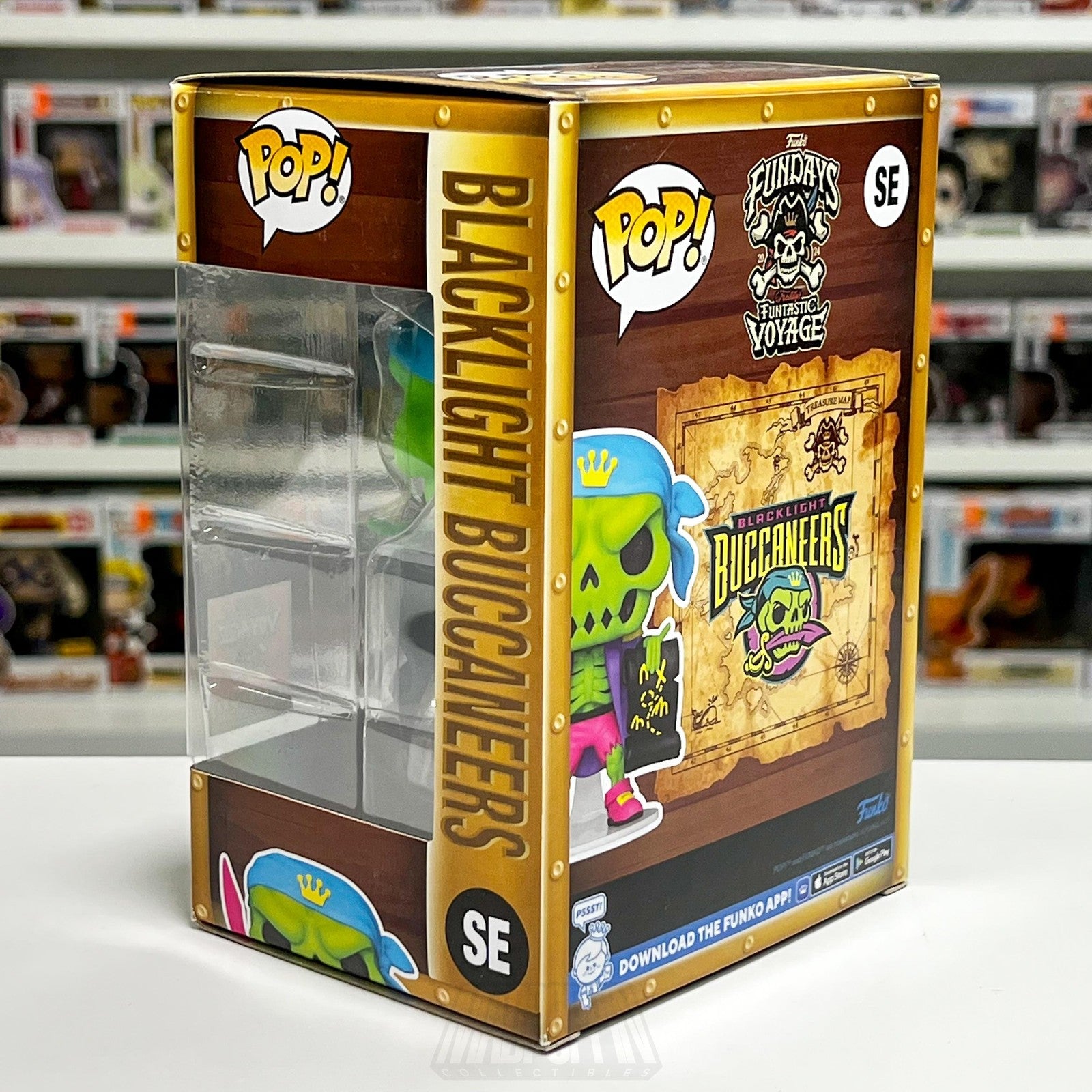 Funko Pop Blacklight Buccaneers SE Funtastic Voyage Fundays Vinyl Figure Limited
