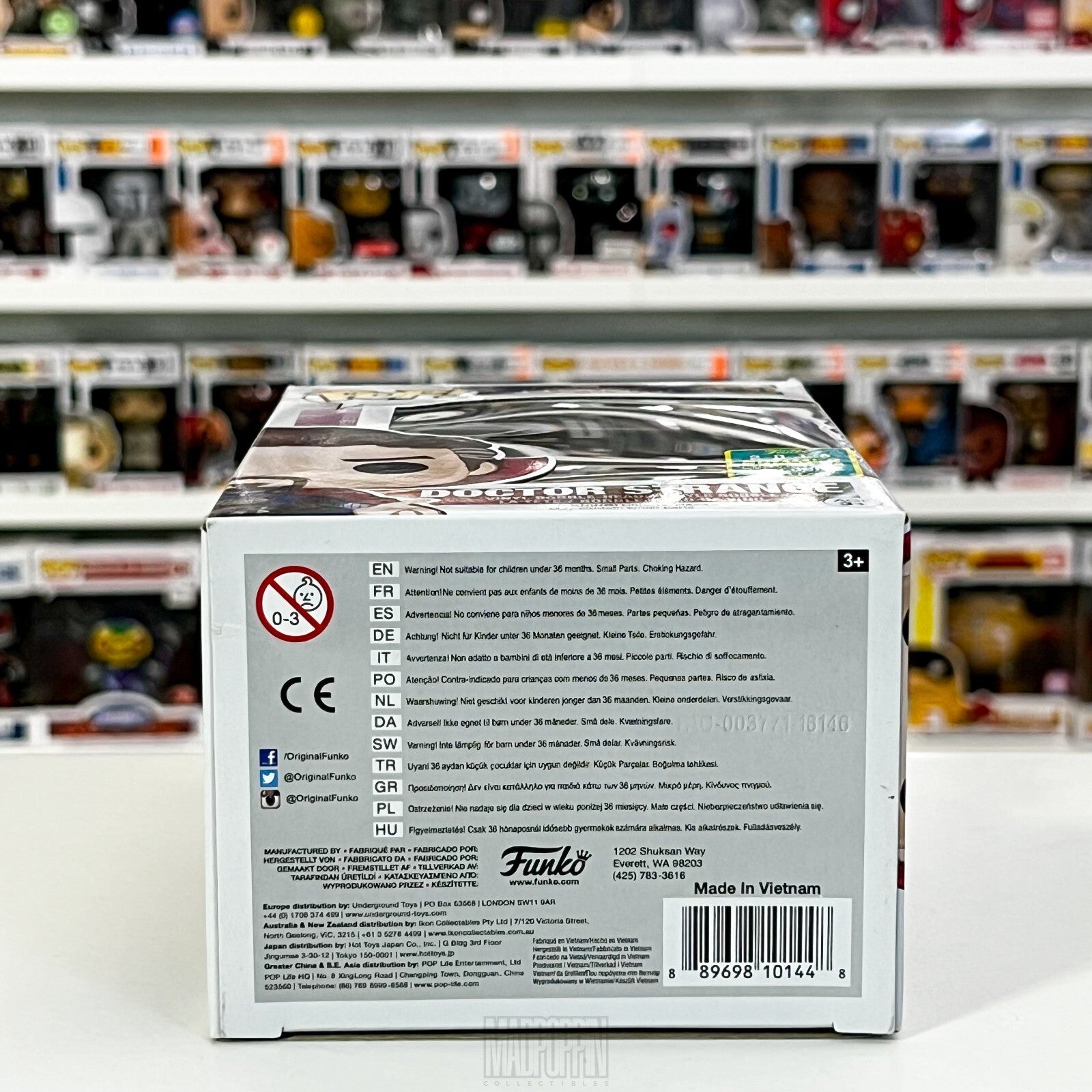 Funko Pop Marvel Doctor Strange w/Rune Sorcerer Supreme Summer Con SDCC 161