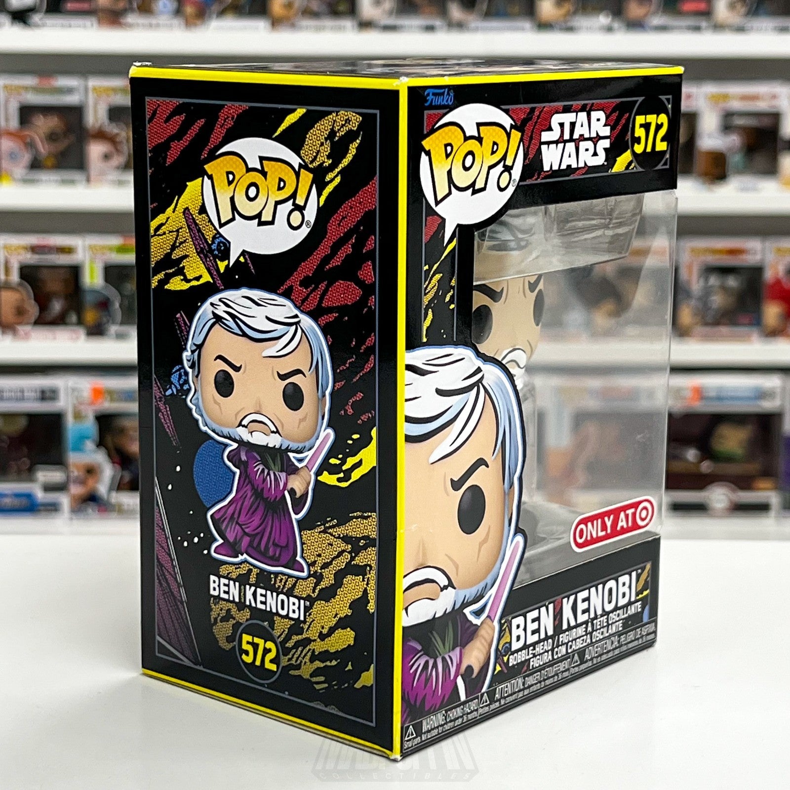 Funko Pop Star Wars Ben Kenobi Retro Target 572 Jedi Knight ForceVinyl Figure5