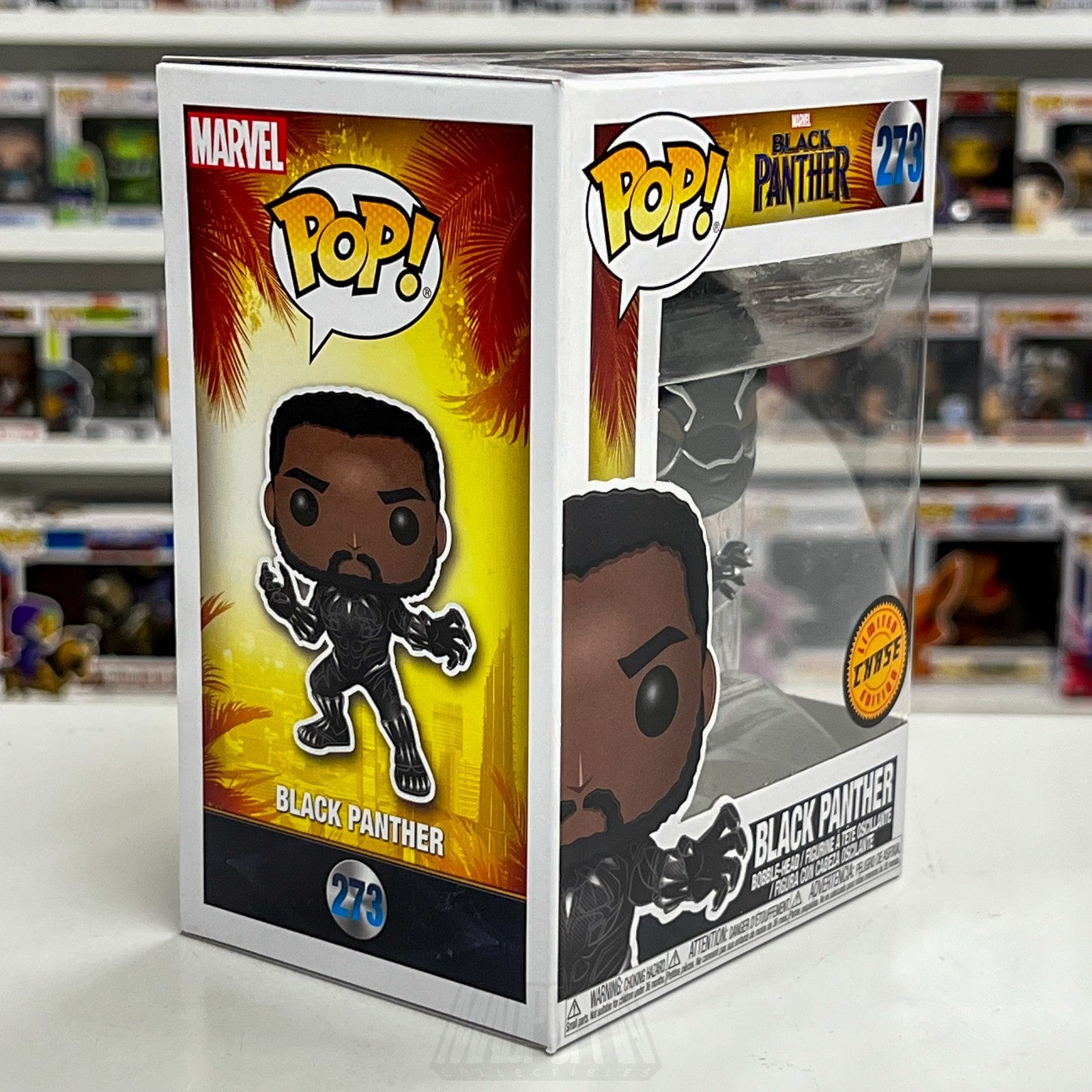 Funko Pop Marvel Black Panther Masked Chase 273  T'Challa MCU Toy Vinyl Figure5