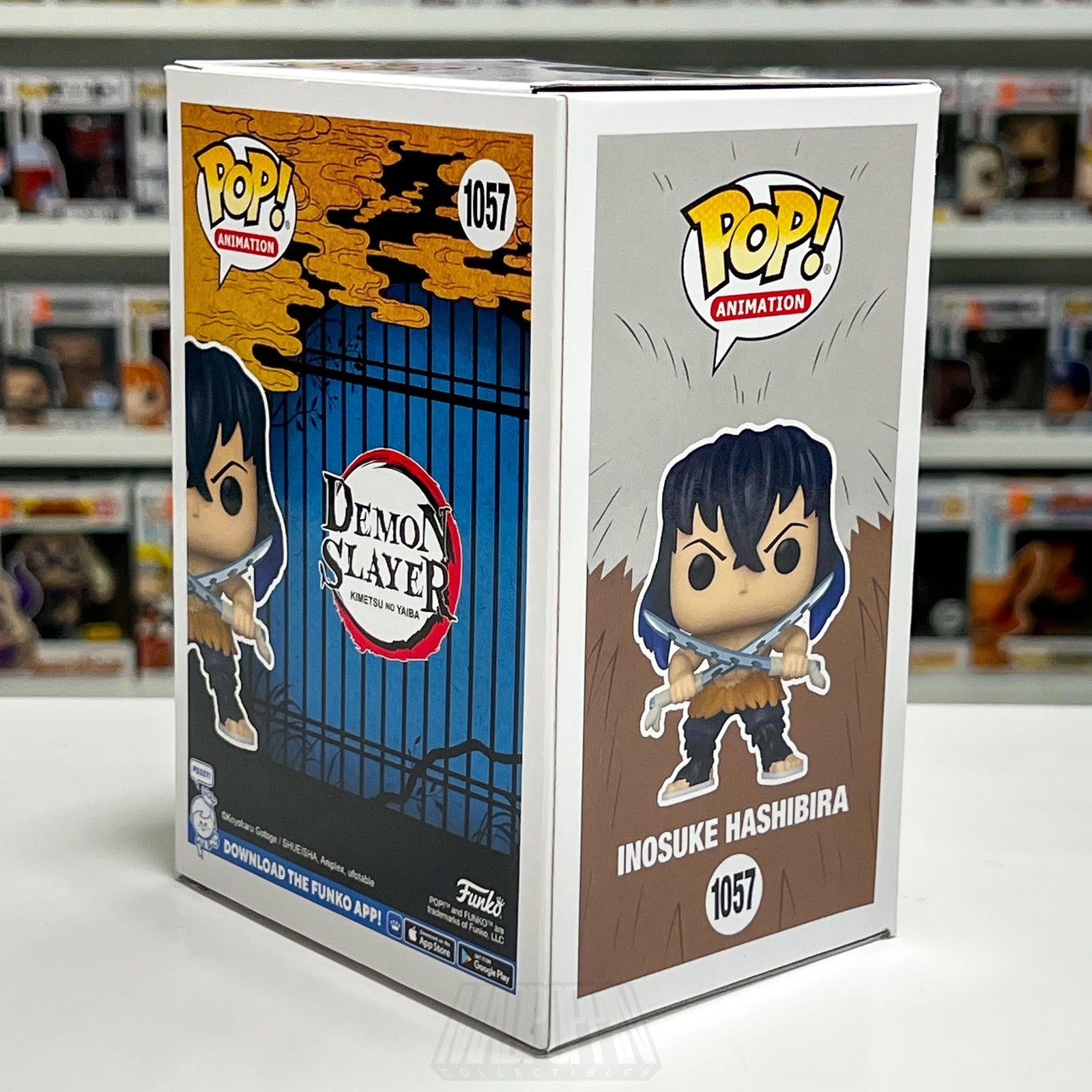 Funko Pop Animation Demon Slayer Inosuke Hashibira 1057 GameStop Exclusive Toy